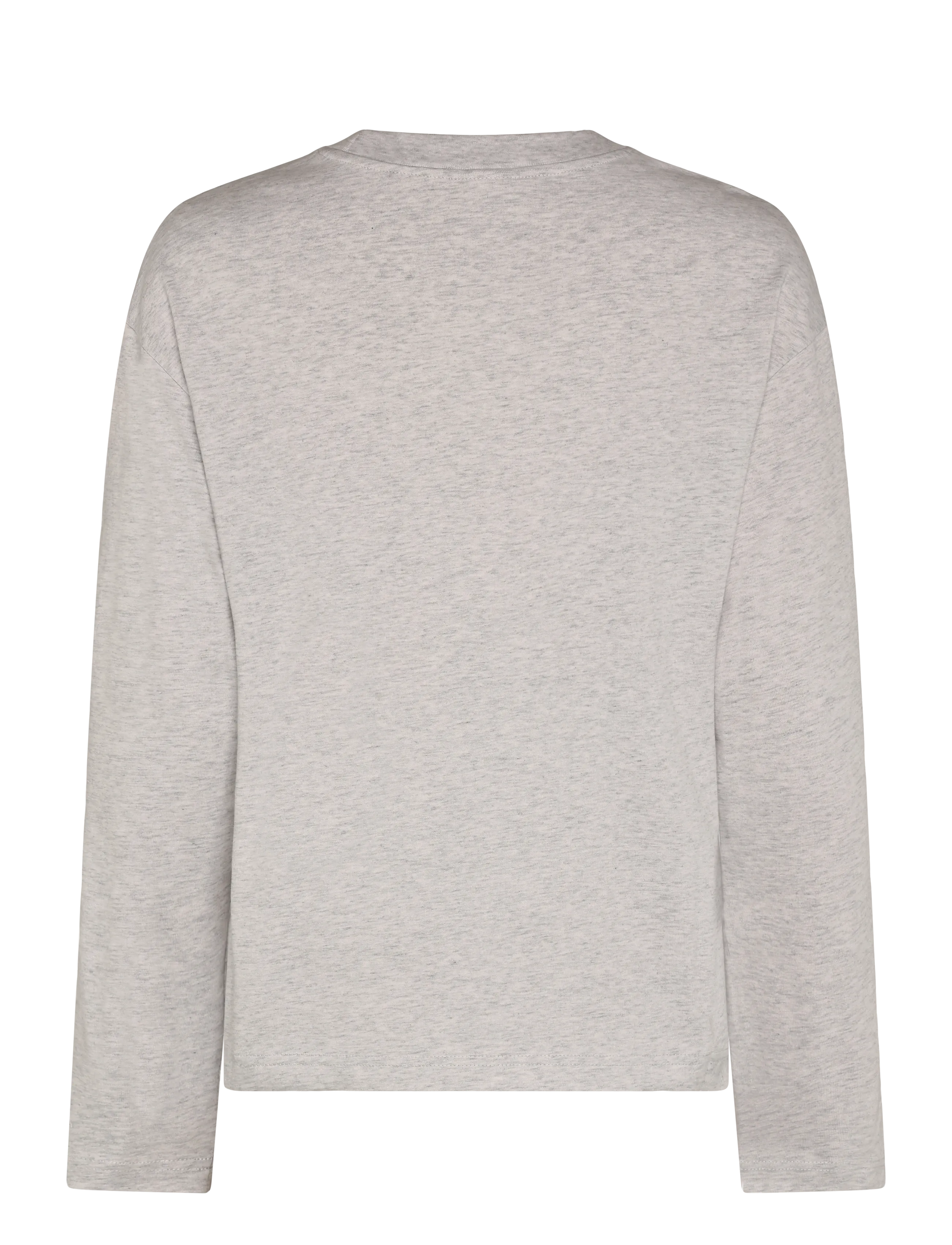 Gina Tricot - Loose fit long sleeve tee - pikkade varrukatega topid - lt grey melange - 2