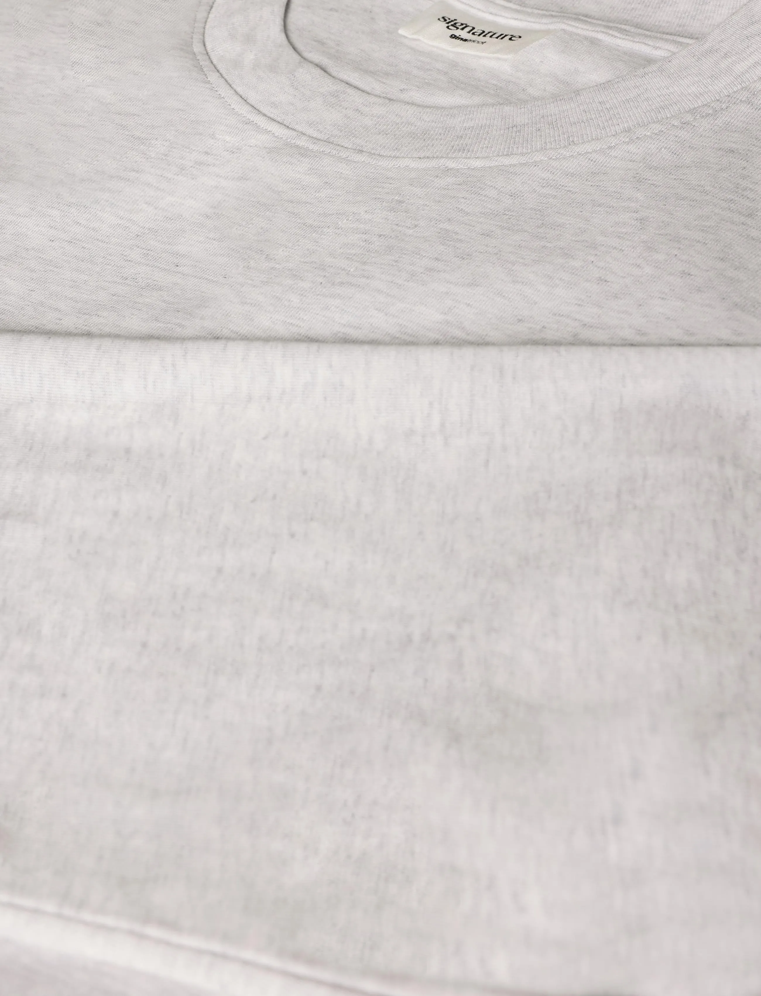 Gina Tricot - Loose fit long sleeve tee - pikkade varrukatega topid - lt grey melange - 5