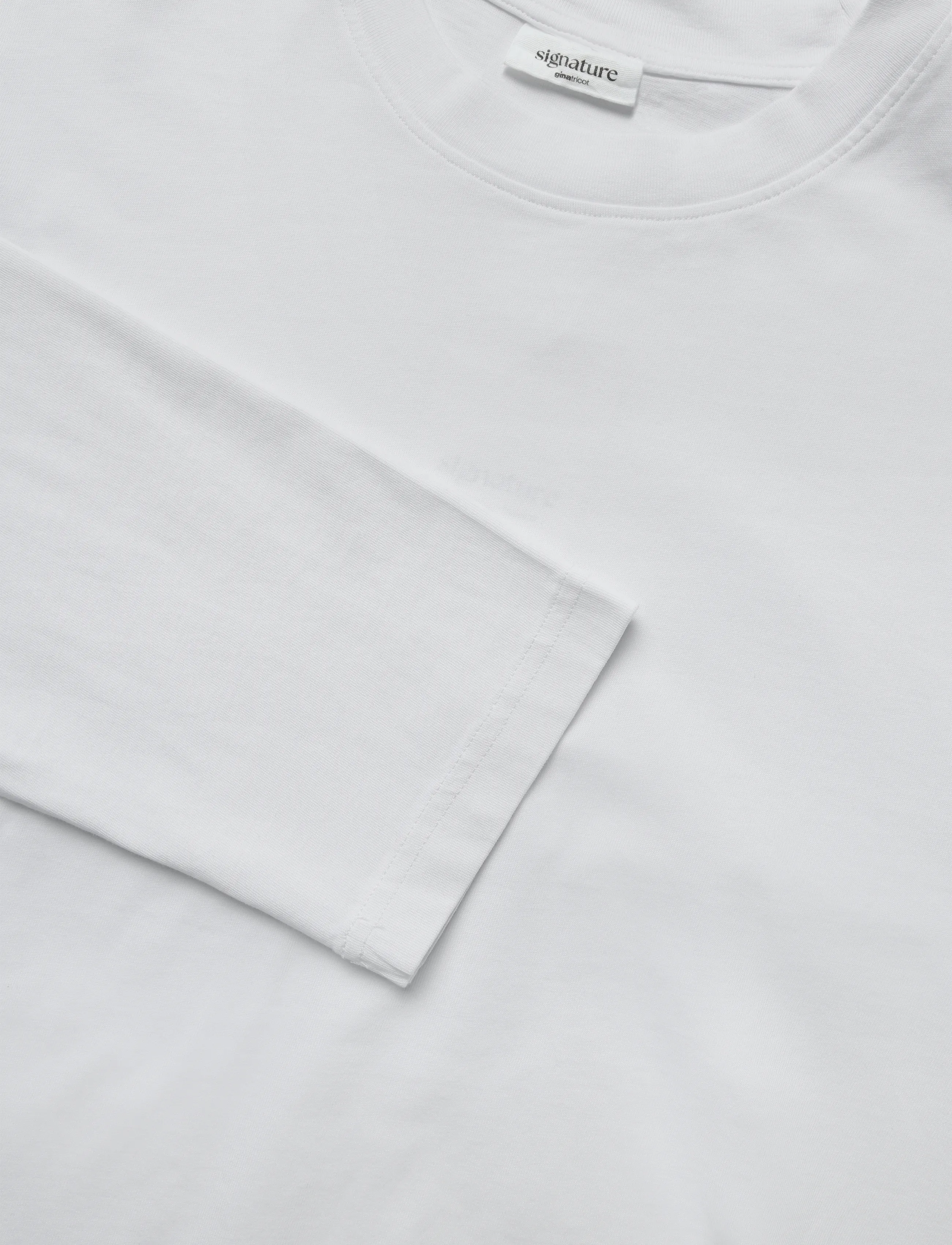 Gina Tricot - Loose fit long sleeve tee - white (1000) - 5