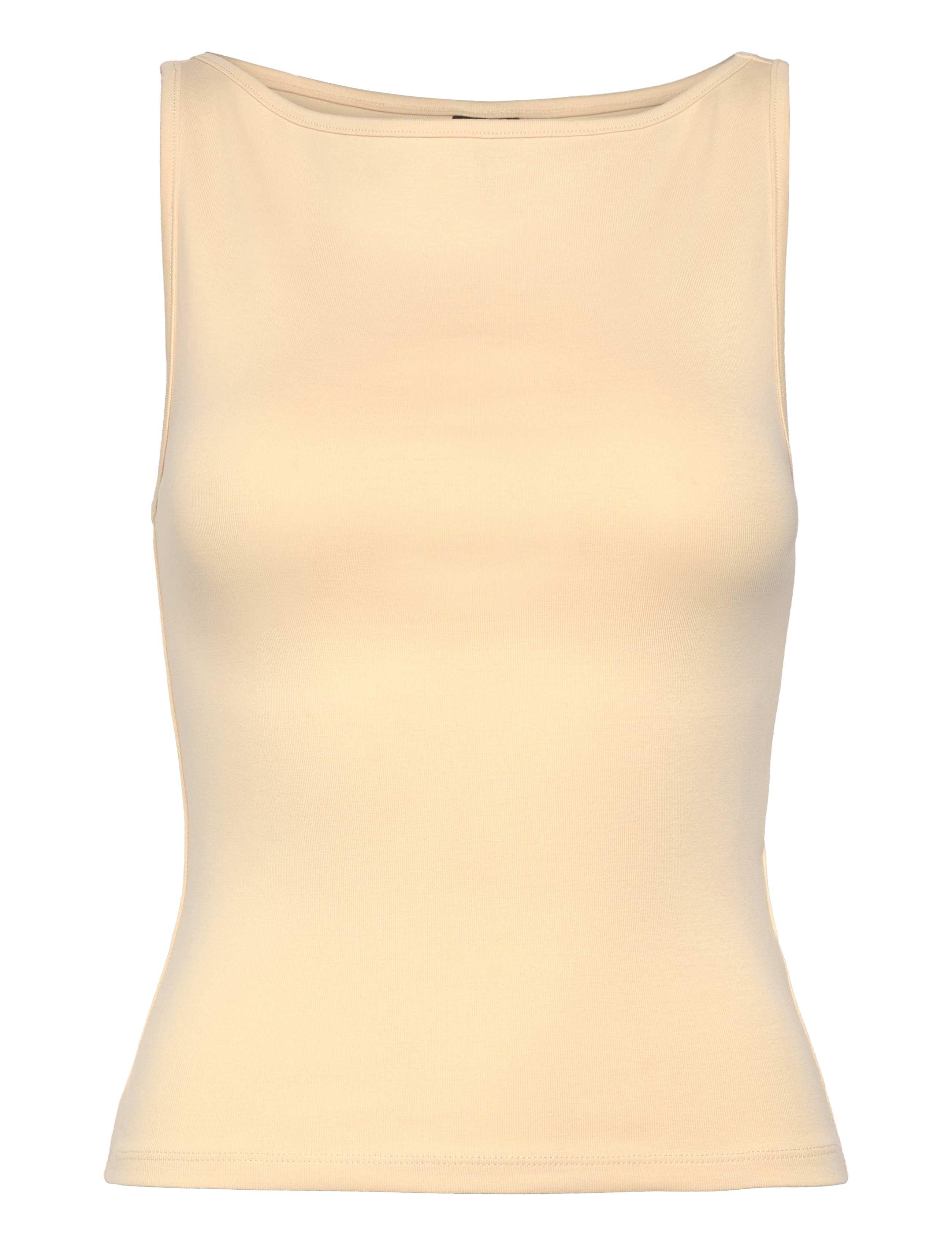 Gina Tricot Boatneck tanktop - Kampagne - VANILLA / yellow