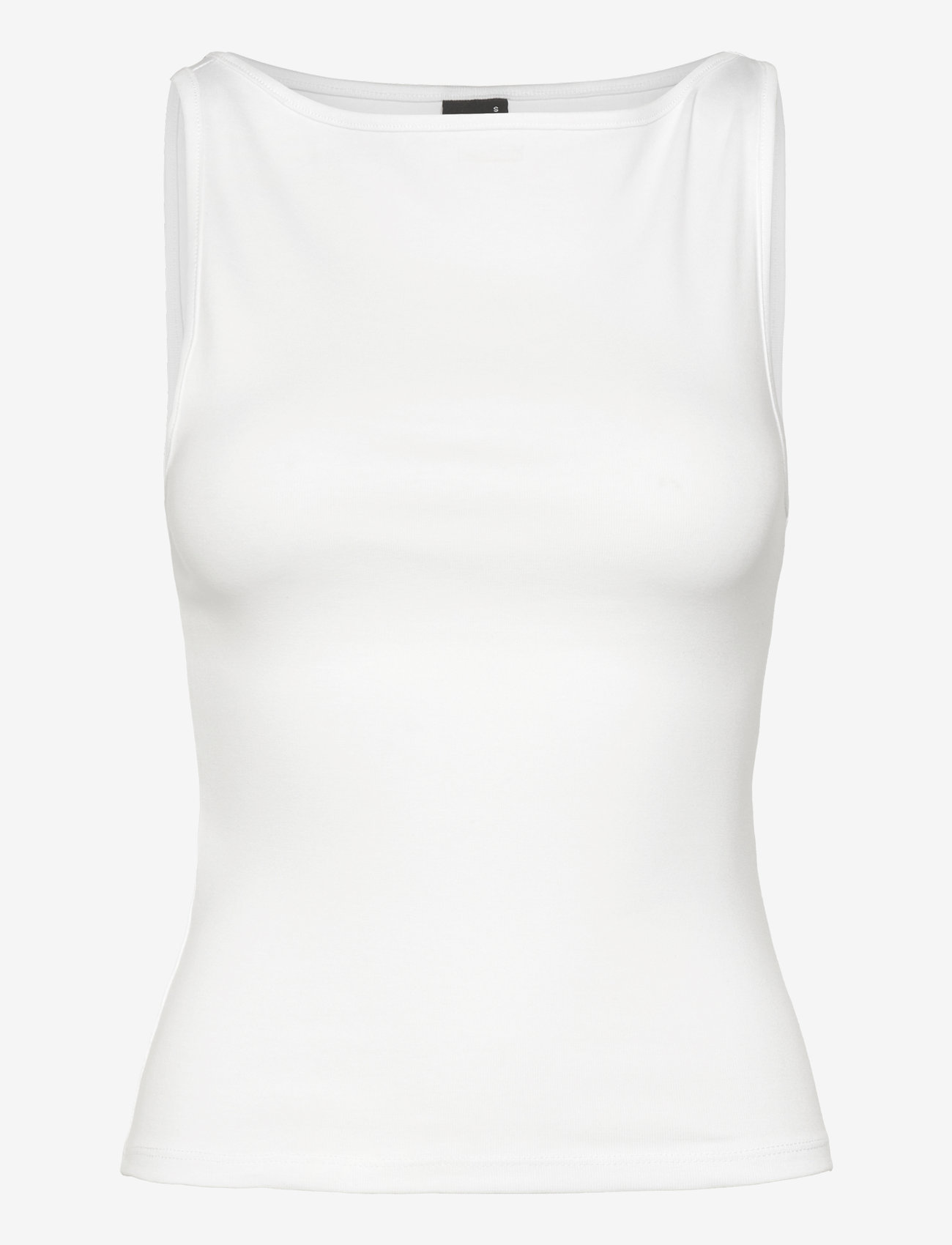 Gina Tricot - Boatneck tanktop - linnen - white (1000) - 0