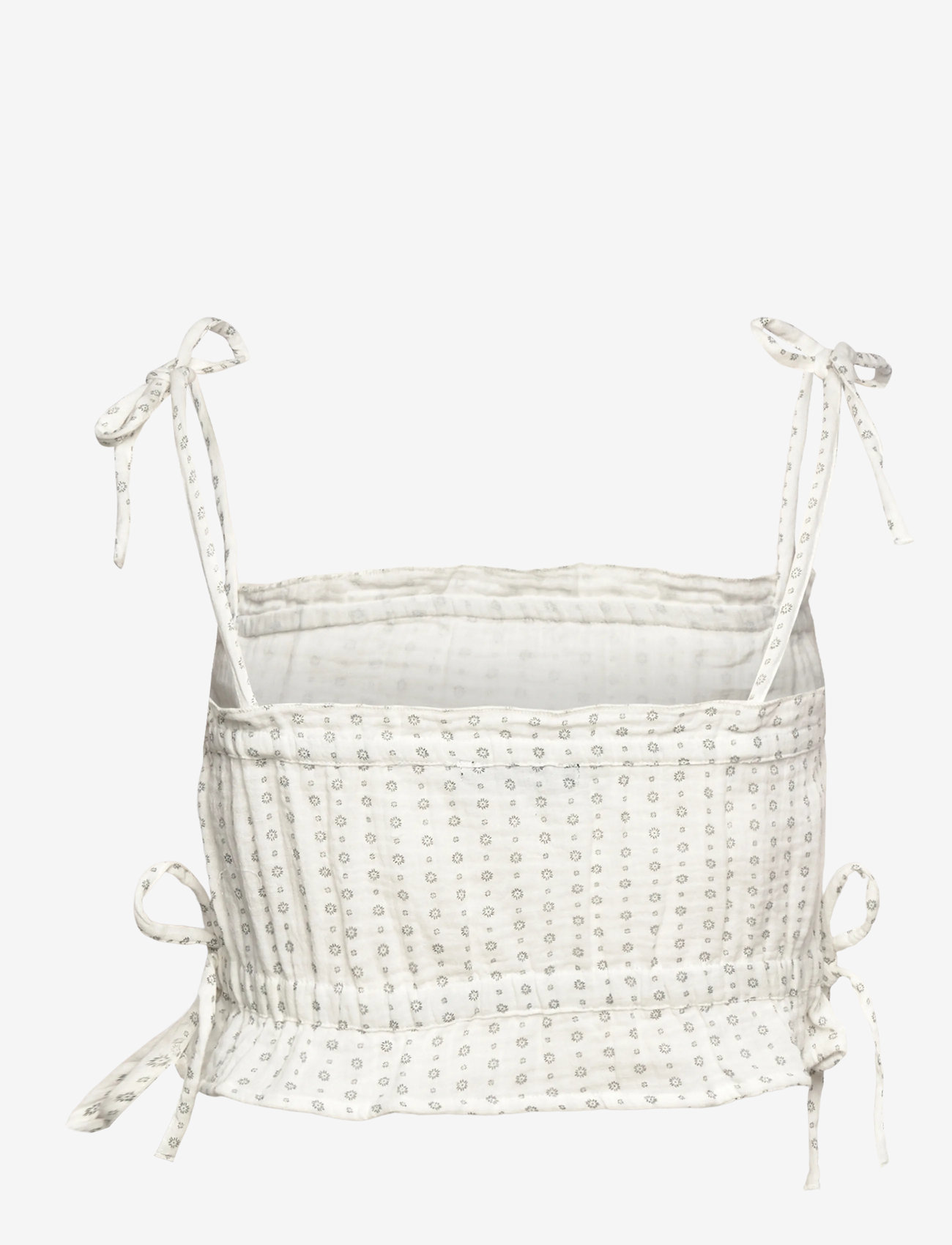 Gina Tricot - Gauze homewear top - overdele - white/grey (1153) - 1