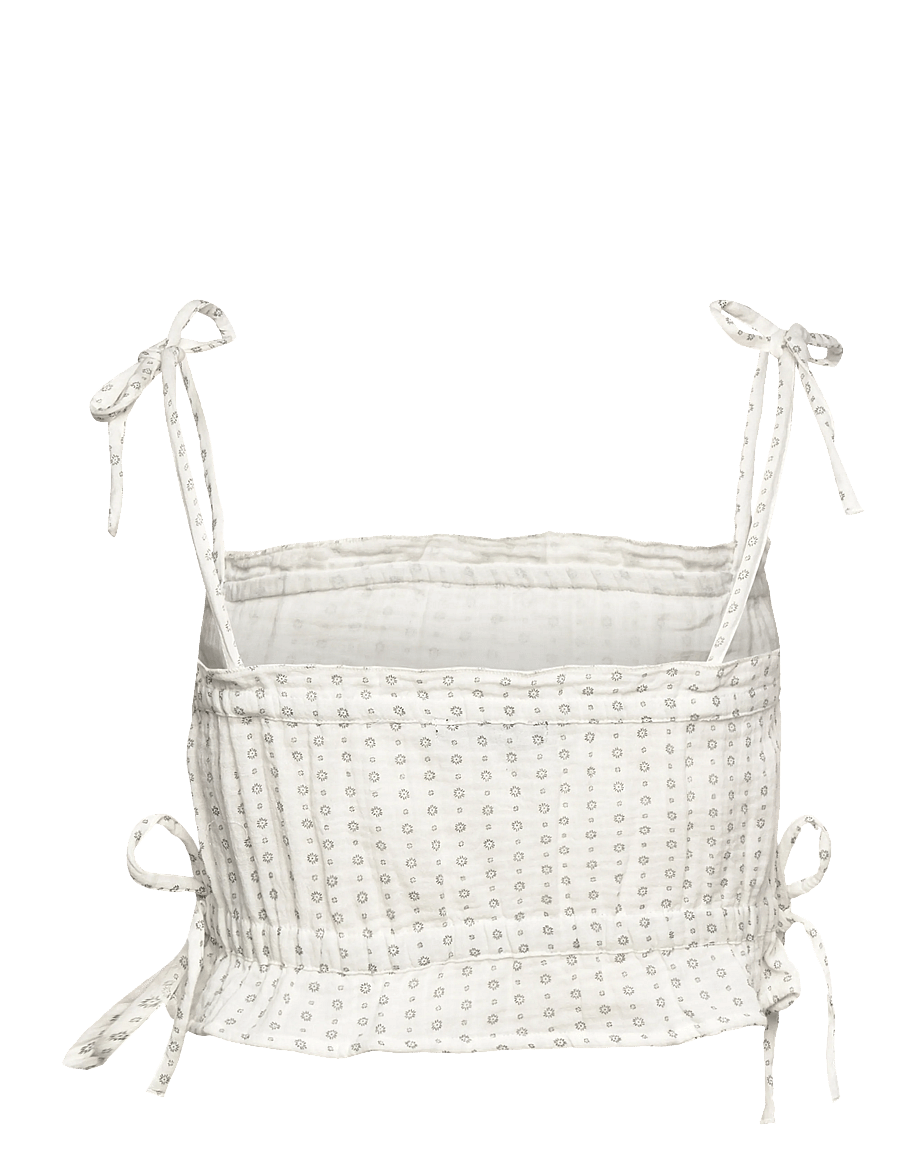 Gina Tricot - Gauze homewear top - overdele - white/grey (1153) - 1