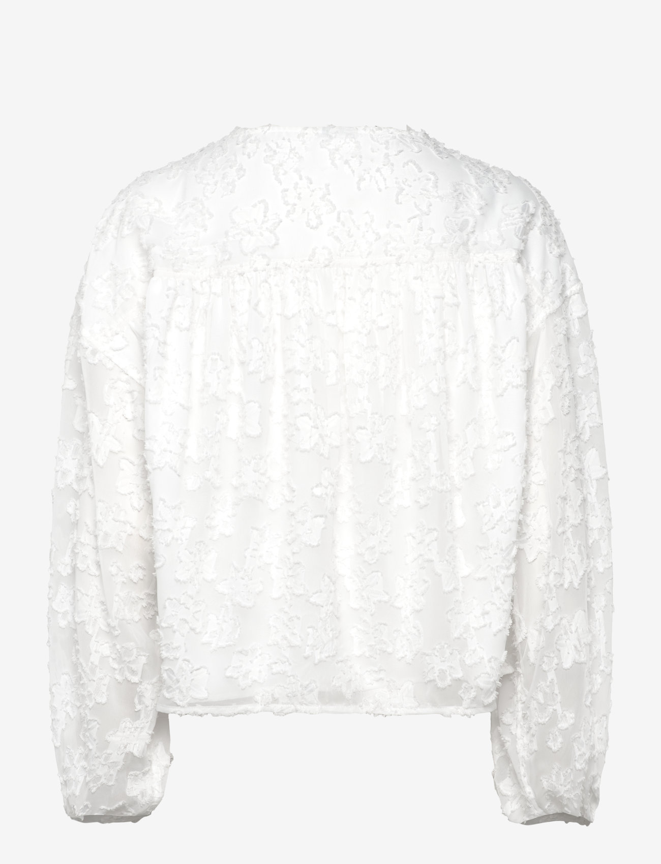 Gina Tricot - Structured blouse - long sleeved blouses - offwhite - 1