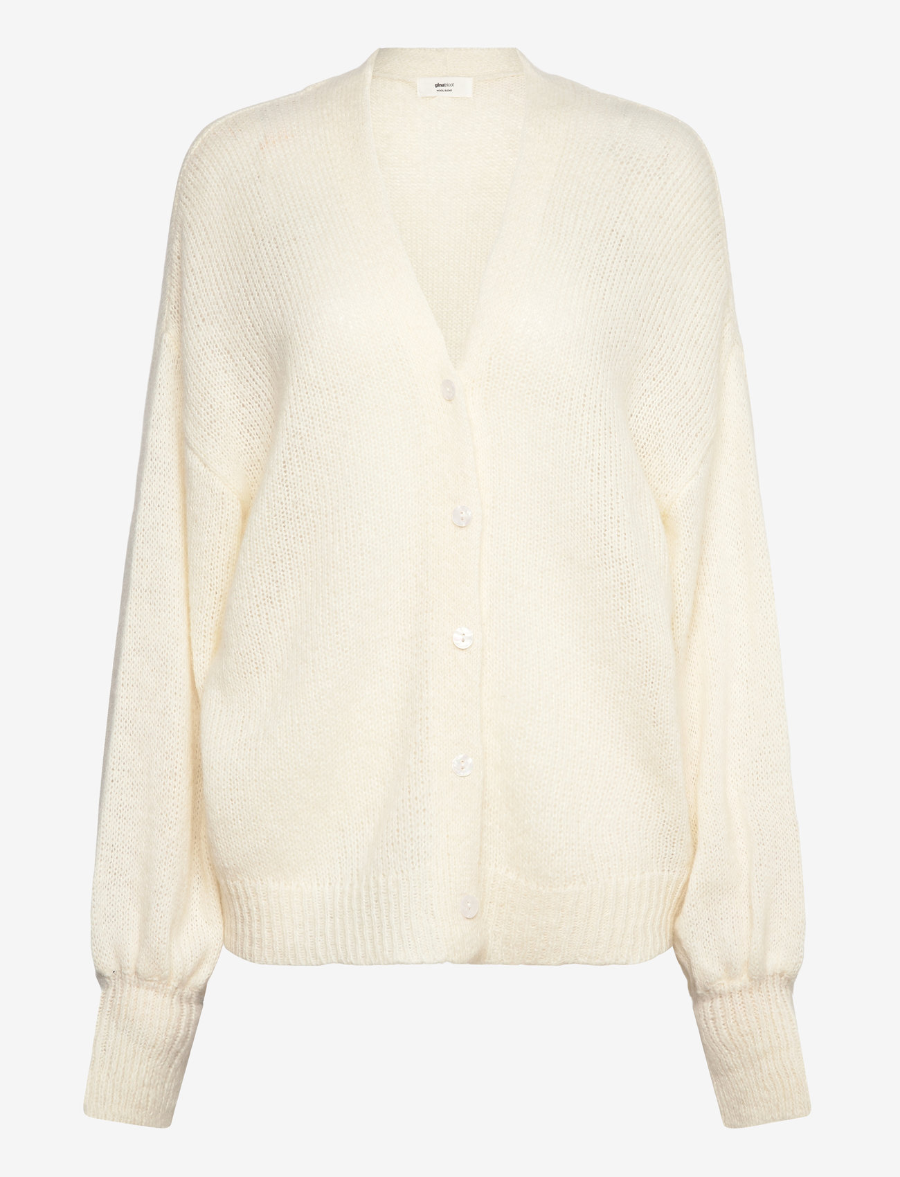 Gina Tricot - Chunky knitted cardigan - kardiganid - offwhite (1420) - 0