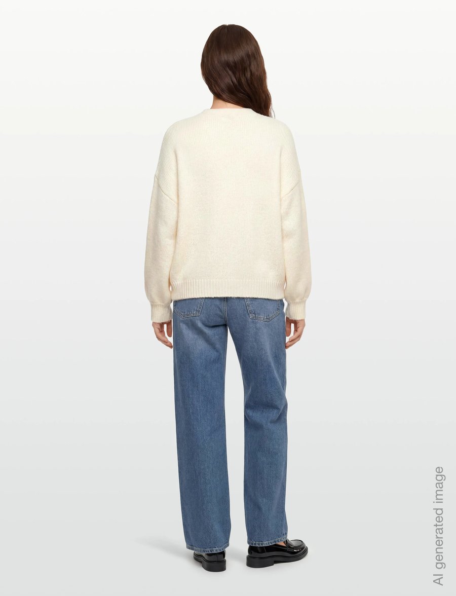 Gina Tricot - Chunky knitted cardigan - cardigans - offwhite (1420) - 4
