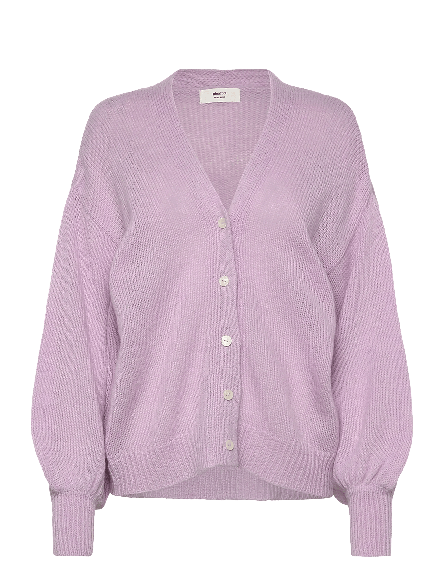 Gina Tricot - Chunky knitted cardigan - cardigans - orchid petal (4330) - 1