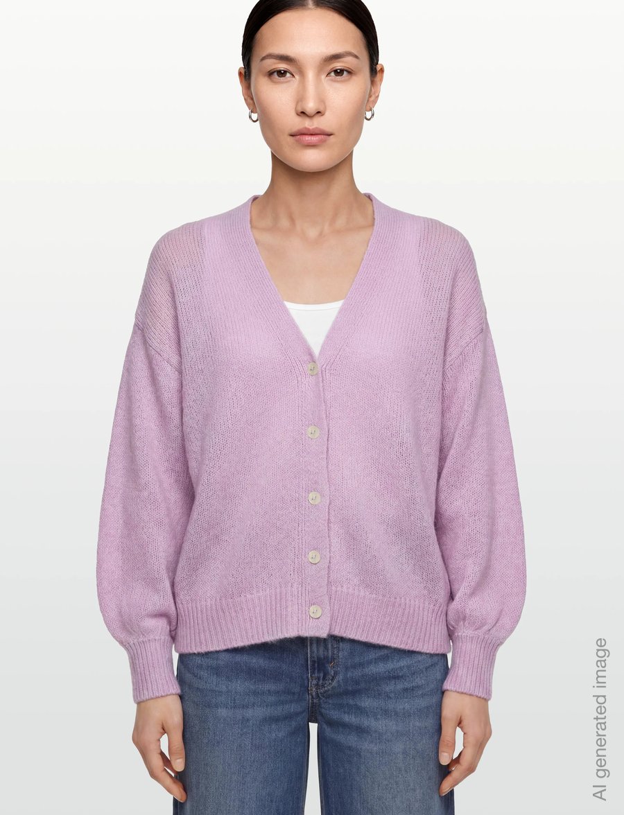 Gina Tricot - Chunky knitted cardigan - cardigans - orchid petal (4330) - 3