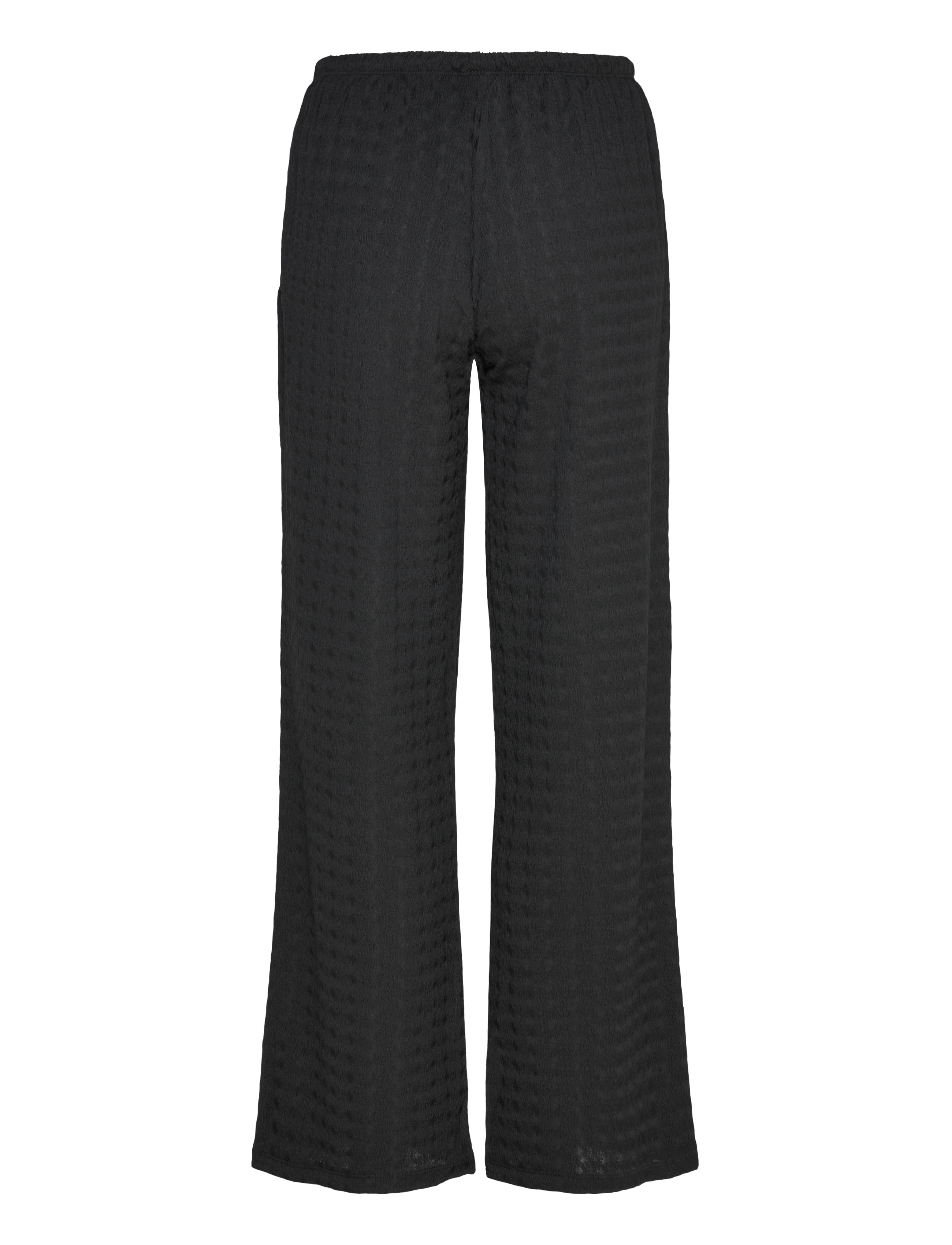 Gina Tricot - Textured trousers - black (9000) - 1