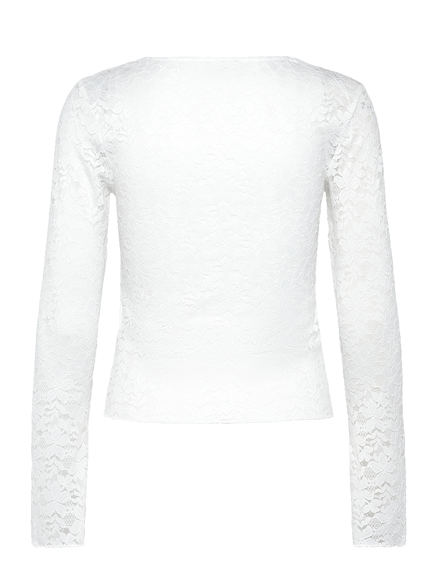Gina Tricot - Lace top - offwhite - 1