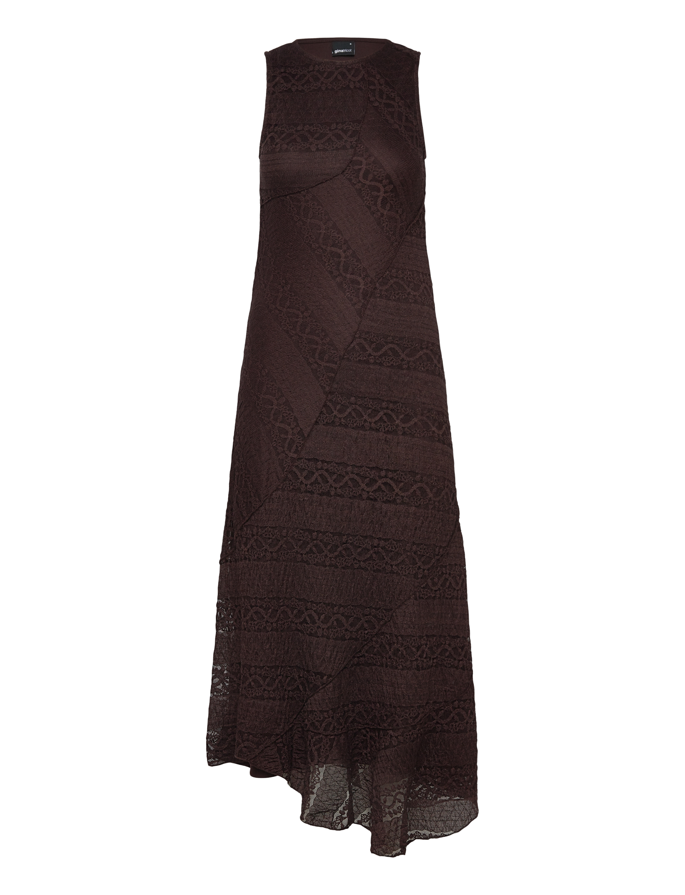 Gina Tricot Lace dress - Konfirmationstøj - BROWN / brown