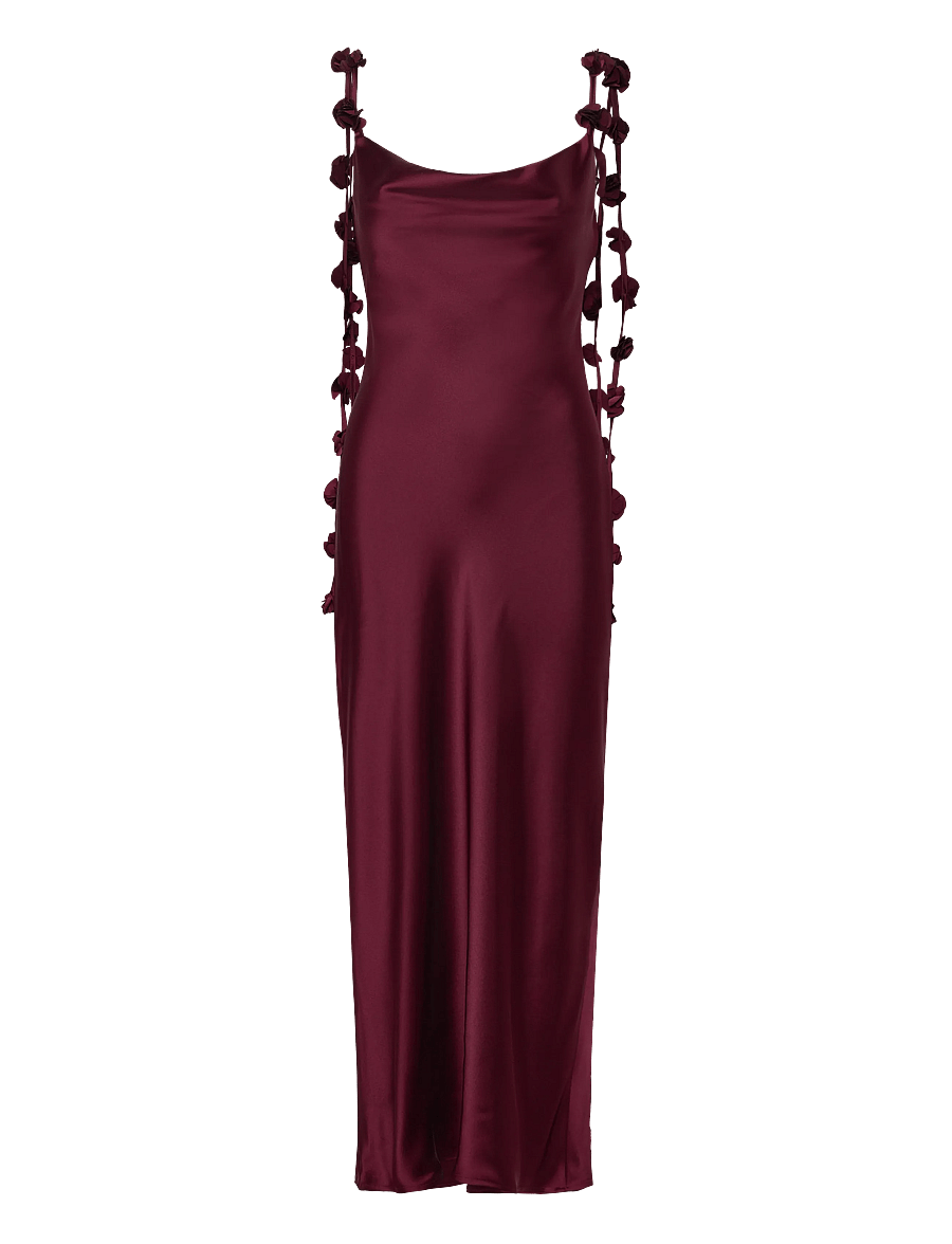 Gina Tricot - Cowl neck dress - burgundy (4670) - 0