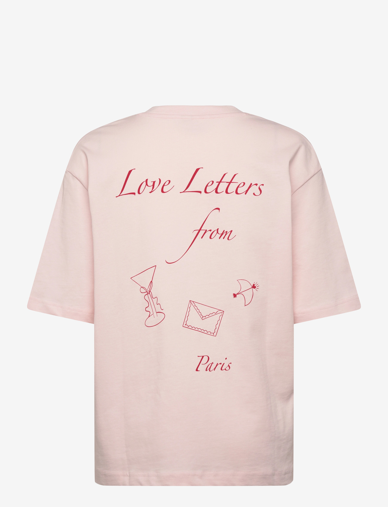 Gina Tricot - Printed oversized tee - t-shirts - love letter - 1
