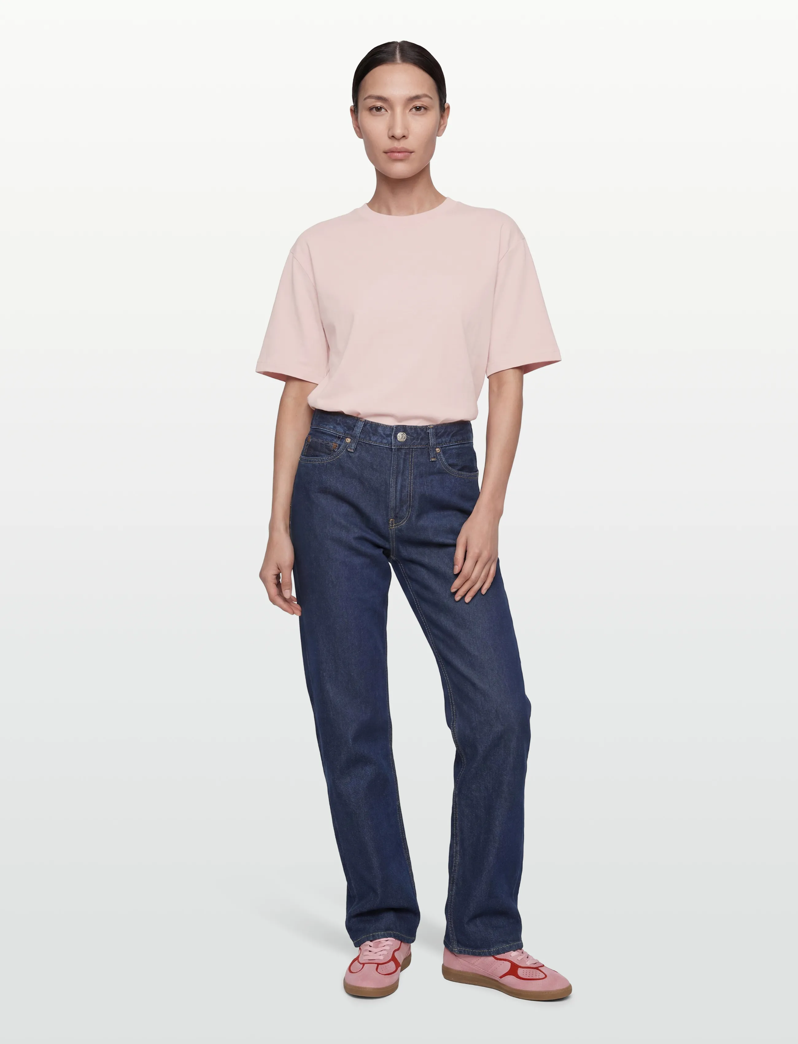 Gina Tricot Printed oversized tee - T-shirts - LOVE LETTER / pink/rose