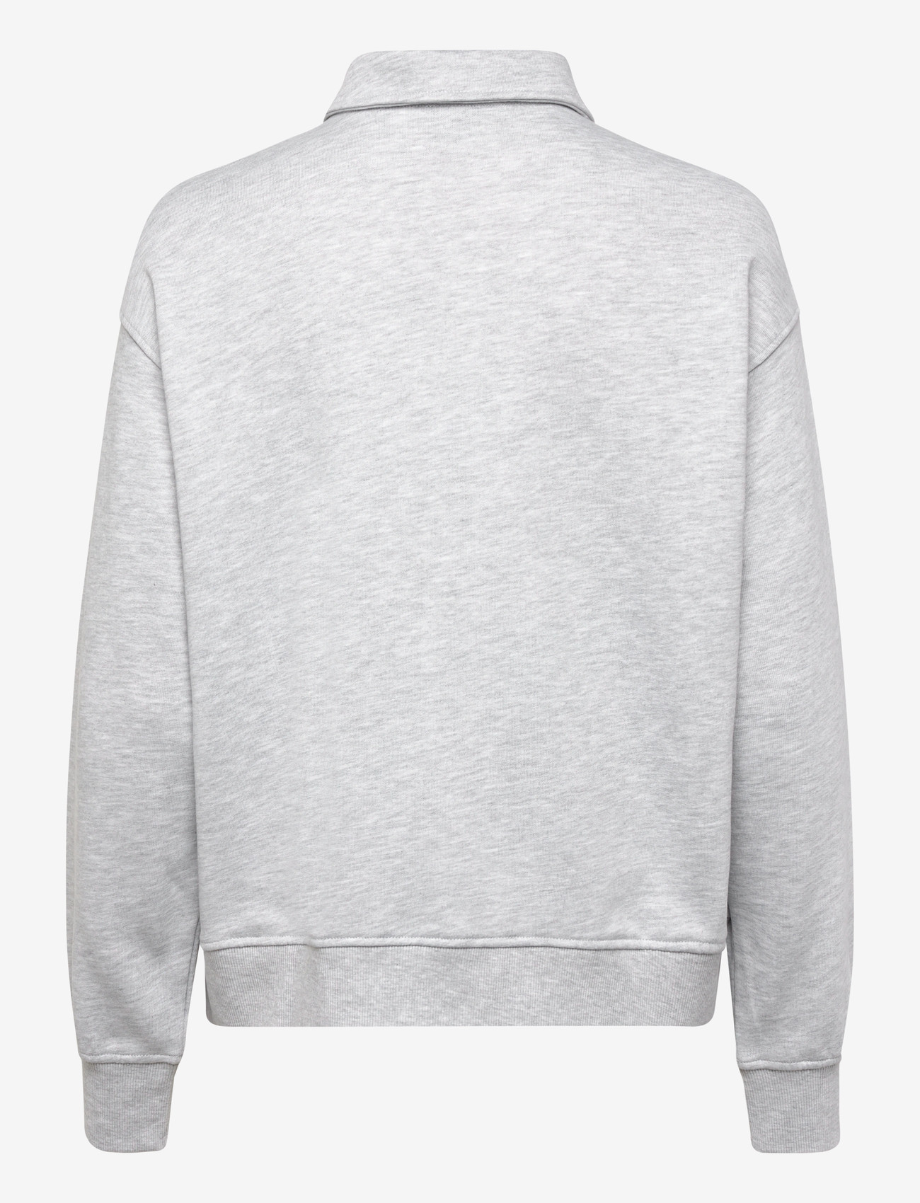 Gina Tricot - Collar sweater - modetrender - grey melange (8181) - 1