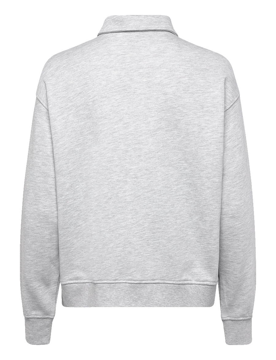 Gina Tricot - Collar sweater - sweatshirts - grey melange (8181) - 2