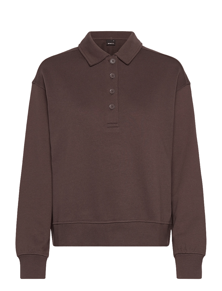 Gina Tricot - Collar sweater - polosärgid - seal brown (7083) - 1