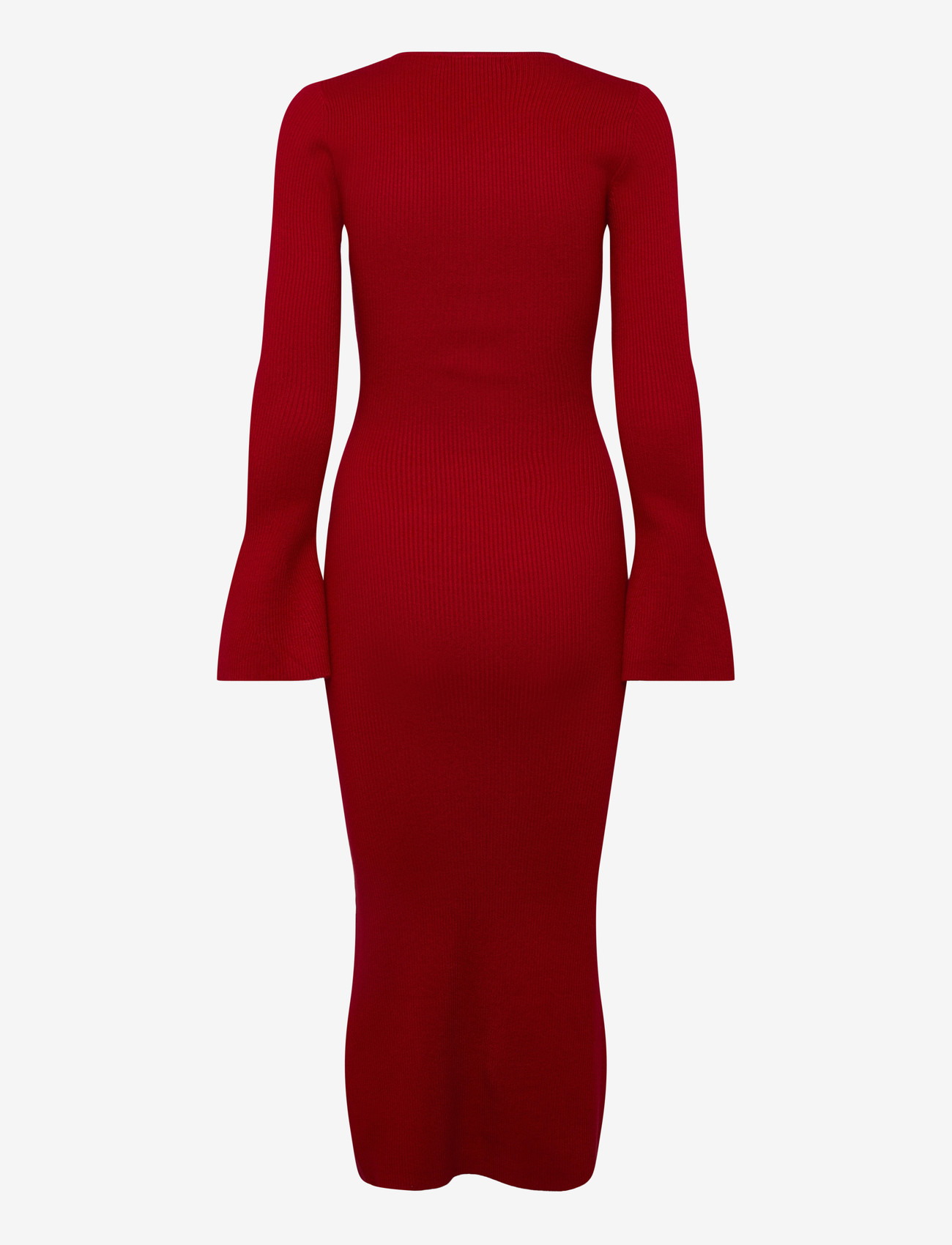 Gina Tricot - Knitted midi dress - bodycon dresses - haute red - 1