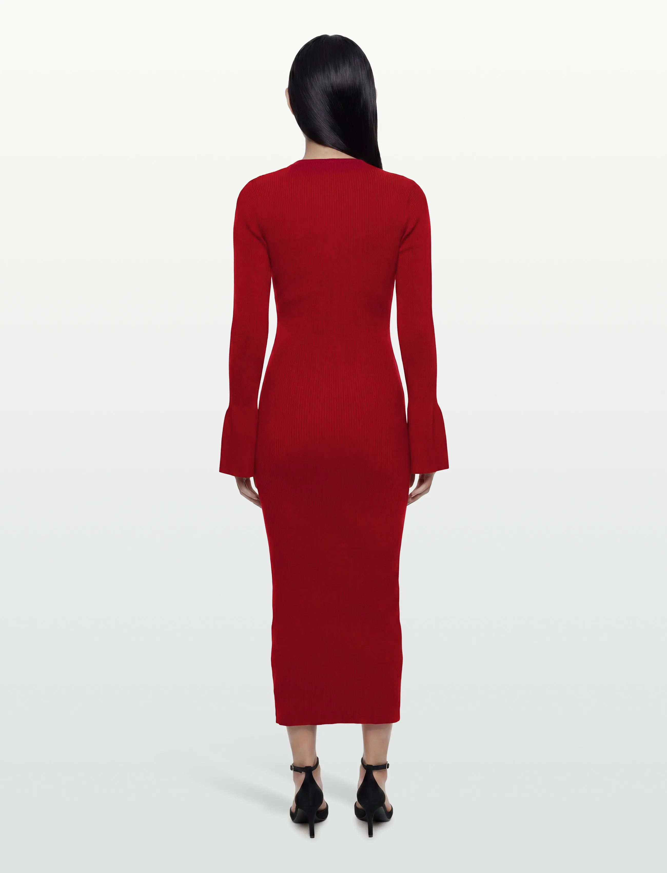 Gina Tricot Knitted Midi Dress midiklänningar dam – bild 3