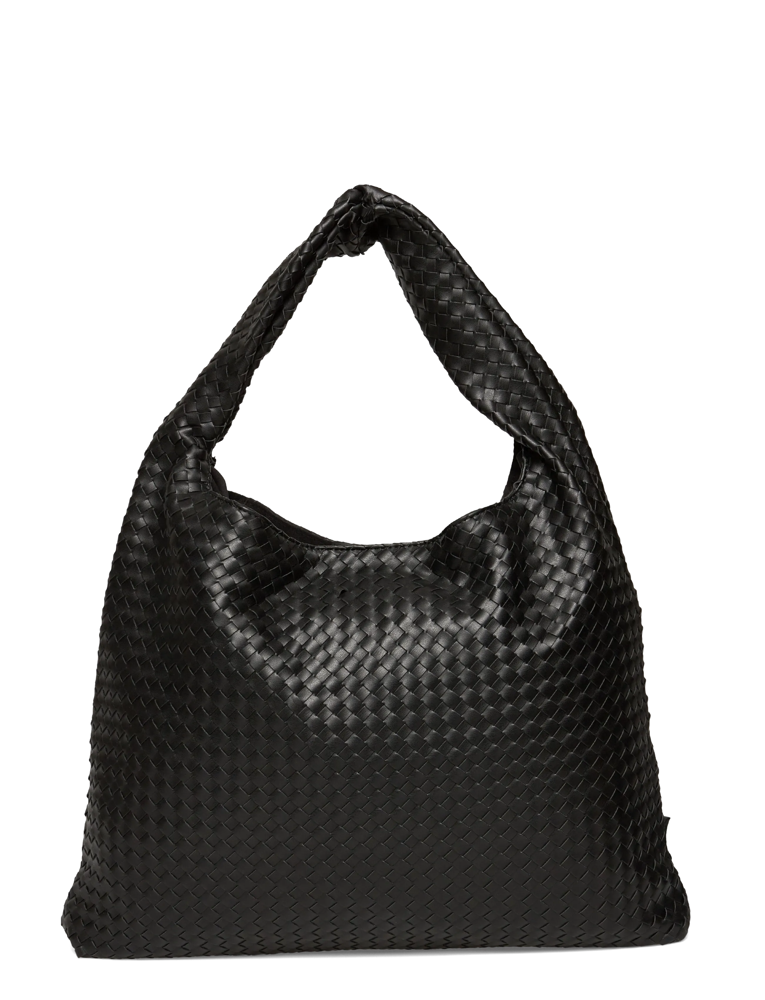 Gina Tricot - Braided large bag - totes - black (9000) - 1