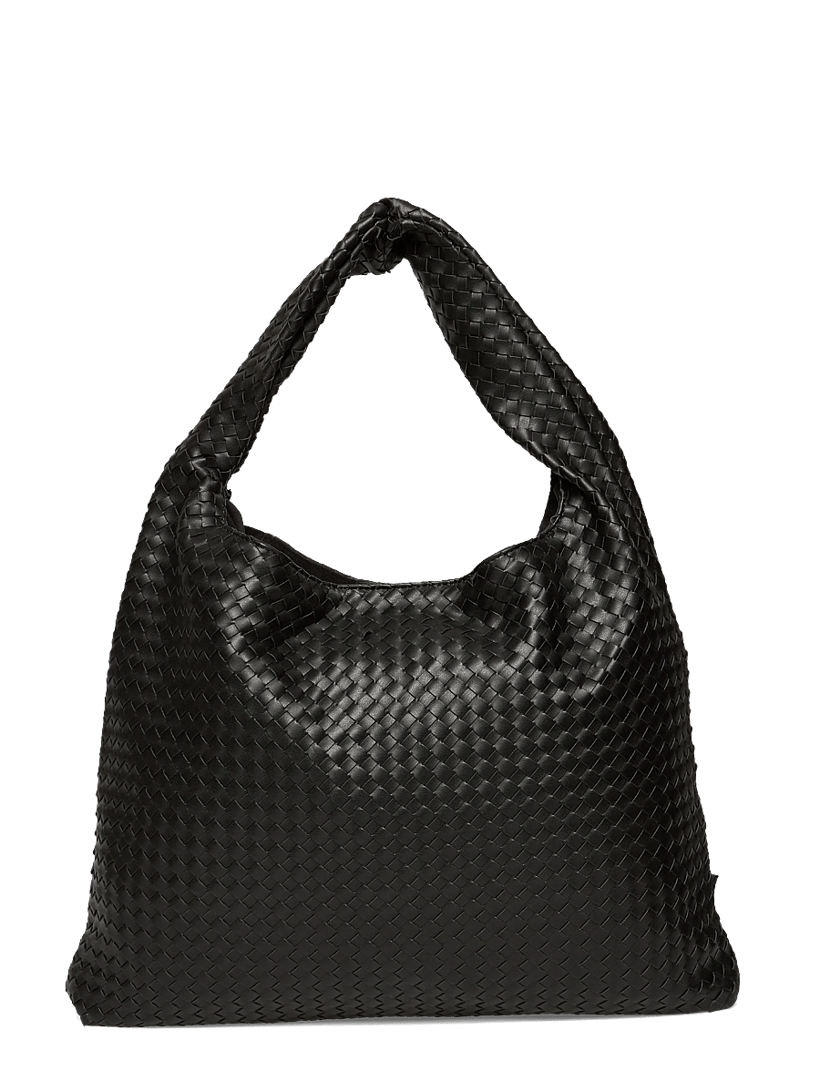 Gina Tricot - Braided large bag - totes - black (9000) - 1