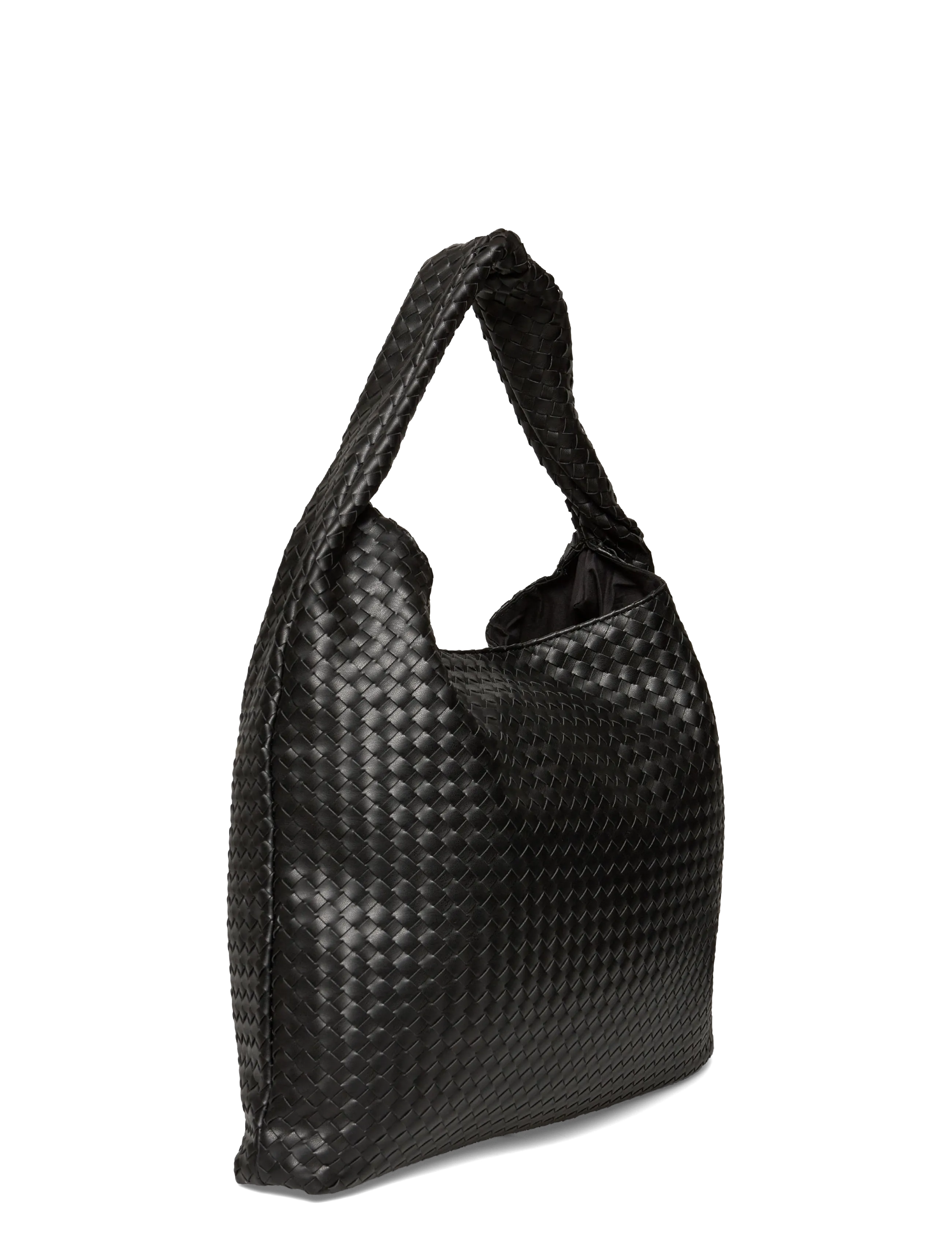 Gina Tricot - Braided large bag - totes - black (9000) - 2