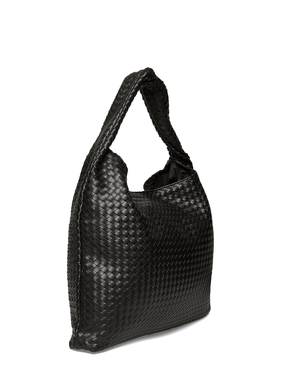 Gina Tricot - Braided large bag - totes - black (9000) - 2