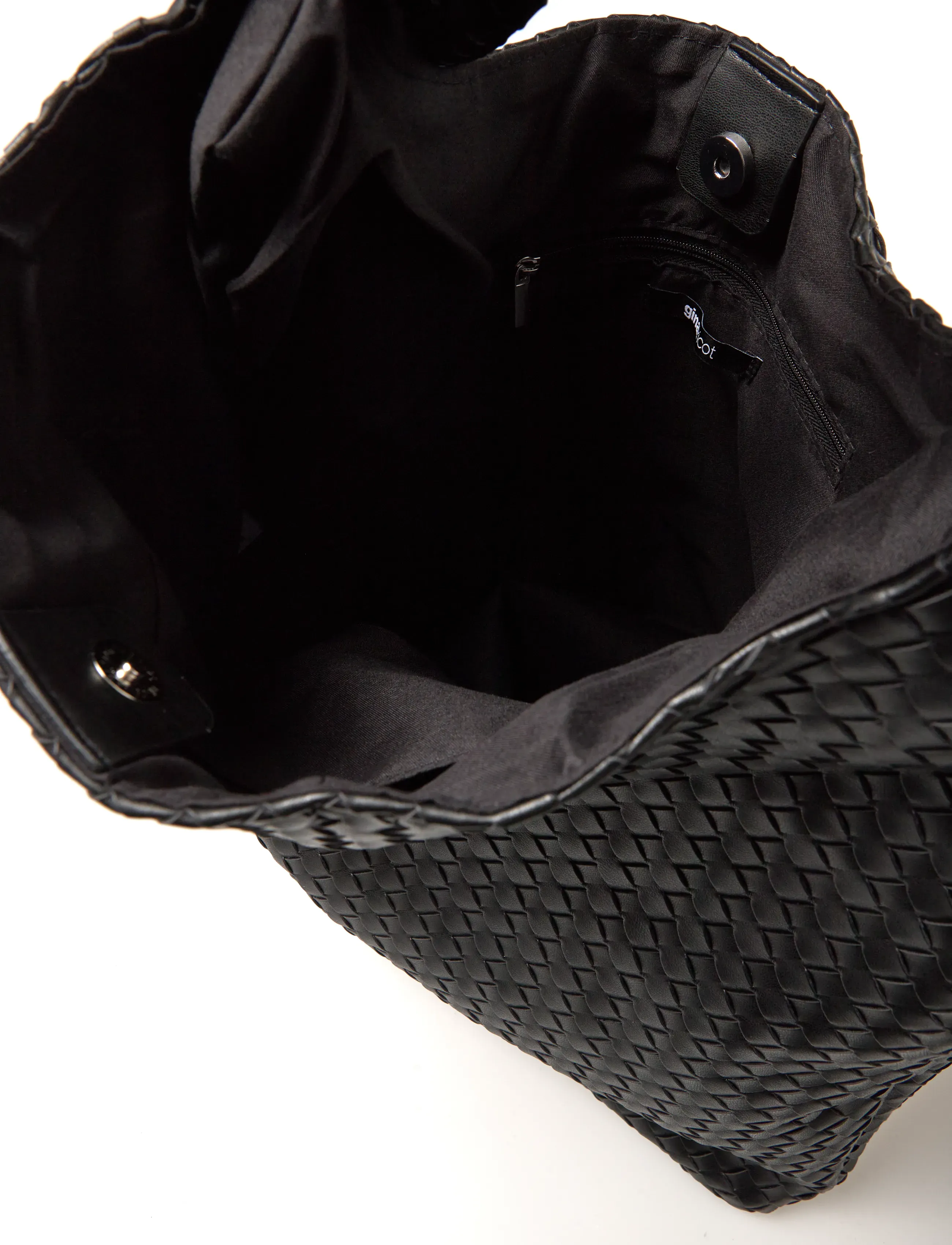 Gina Tricot - Braided large bag - totes - black (9000) - 4