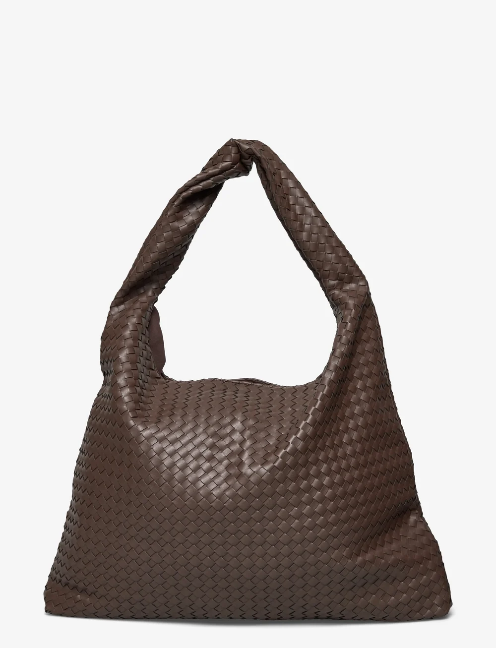 Gina Tricot - Braided large bag - tote bags - burgundy (4670) - 0