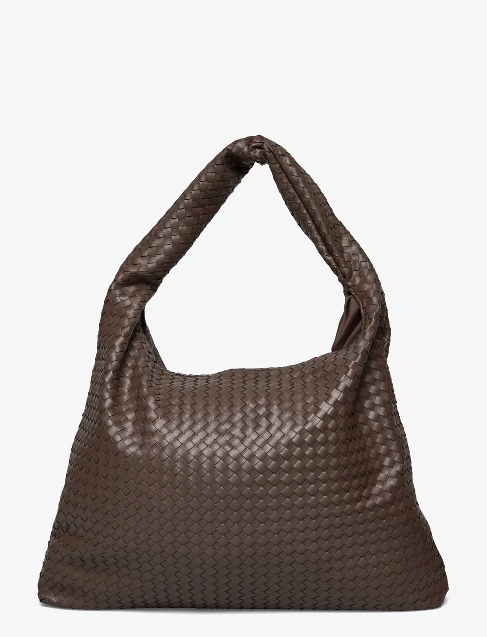 Gina Tricot - Braided large bag - tote bags - burgundy (4670) - 1