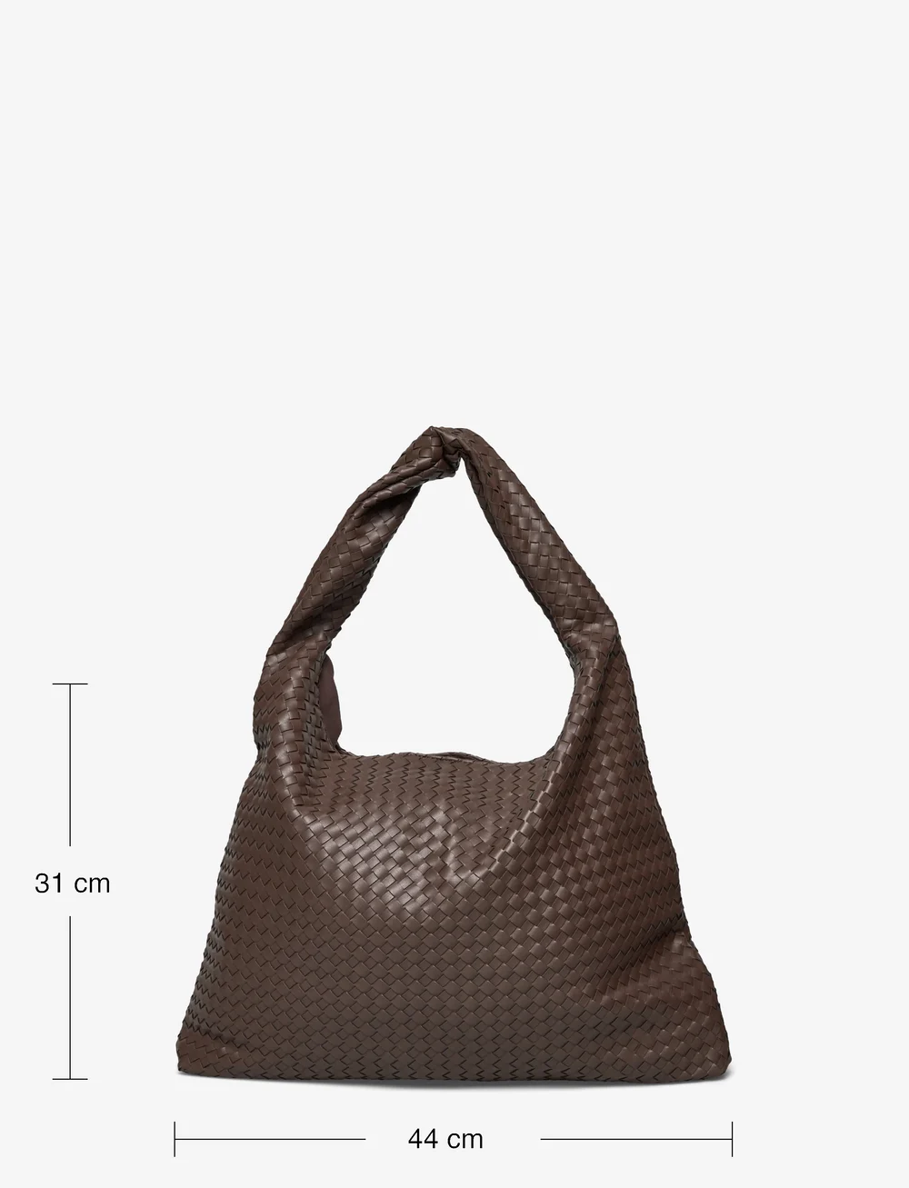 Gina Tricot - Braided large bag - tote bags - burgundy (4670) - 3