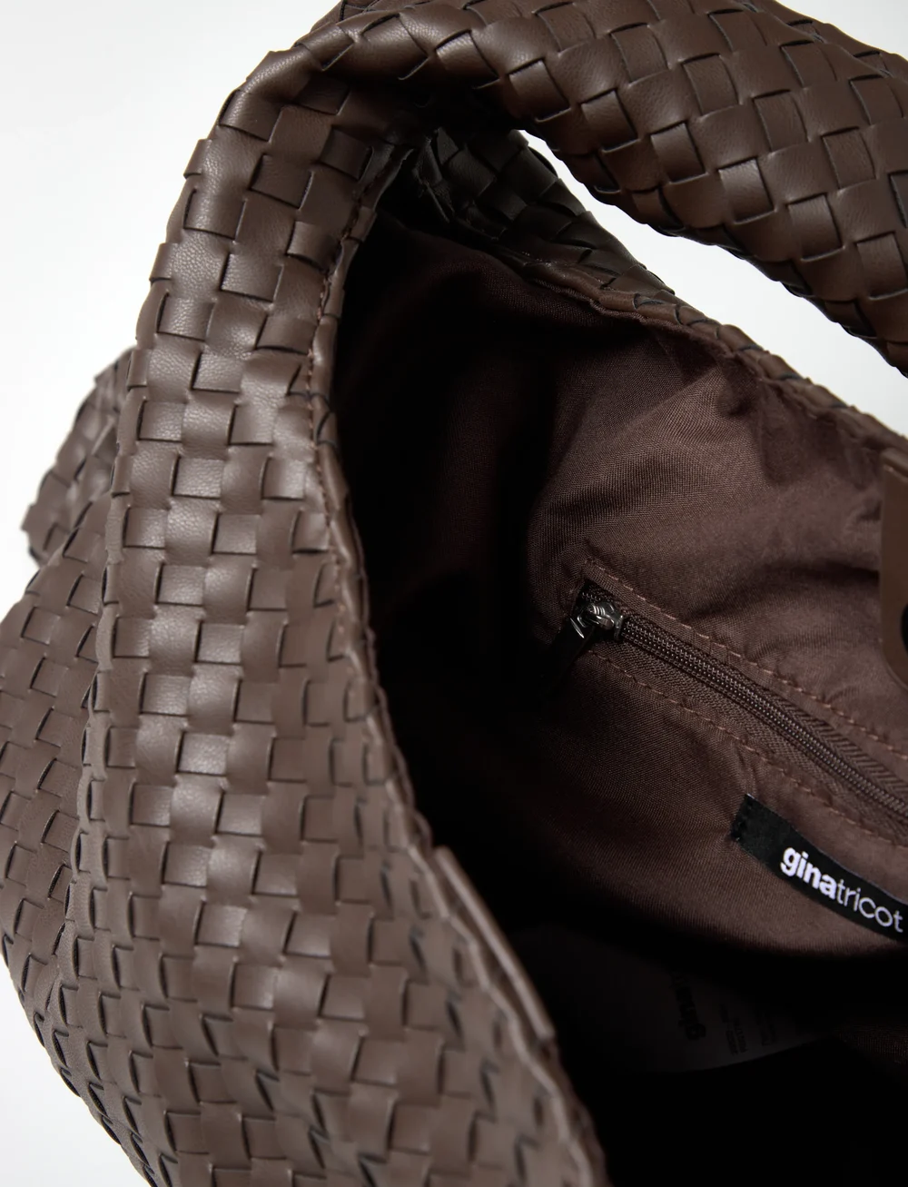 Gina Tricot - Braided large bag - tote bags - burgundy (4670) - 4