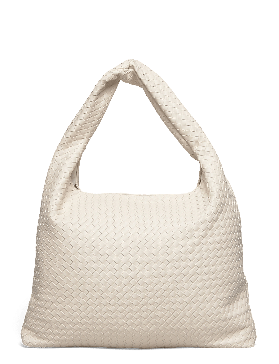 Gina Tricot - Braided large bag - tote bags - creme (1263) - 0