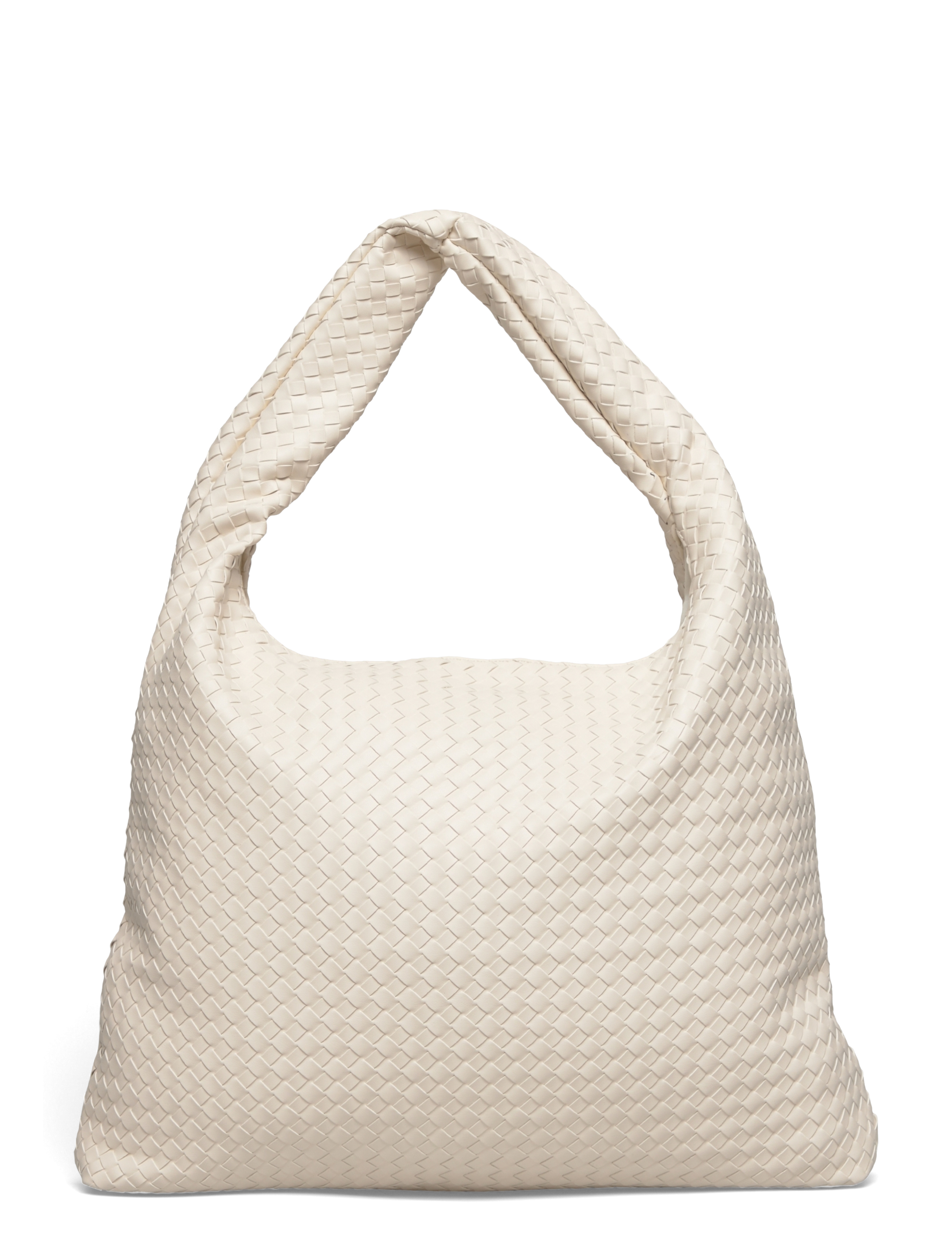Gina Tricot - Braided large bag - tote bags - creme (1263) - 1