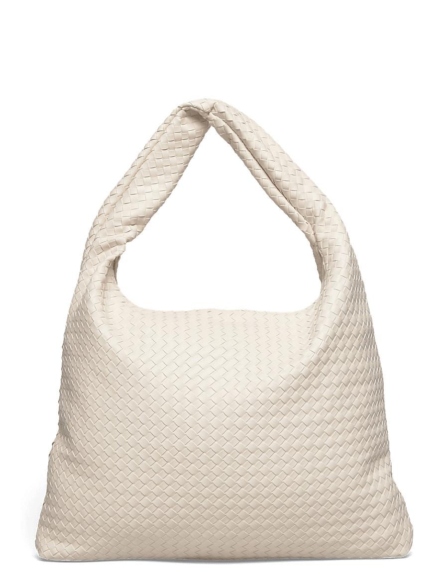 Gina Tricot - Braided large bag - tote bags - creme (1263) - 1