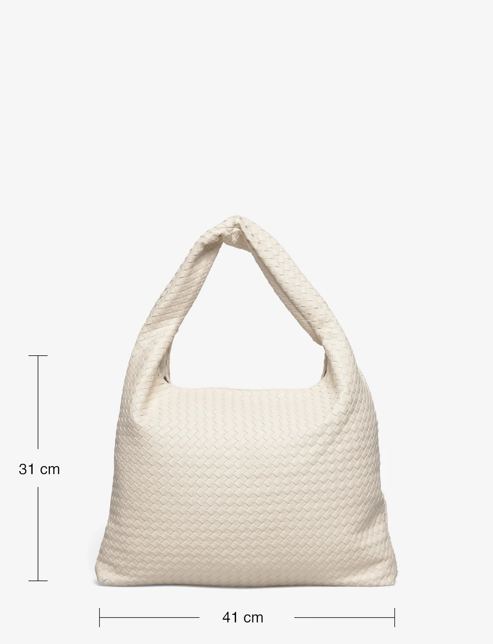 Gina Tricot - Braided large bag - tote bags - creme (1263) - 4