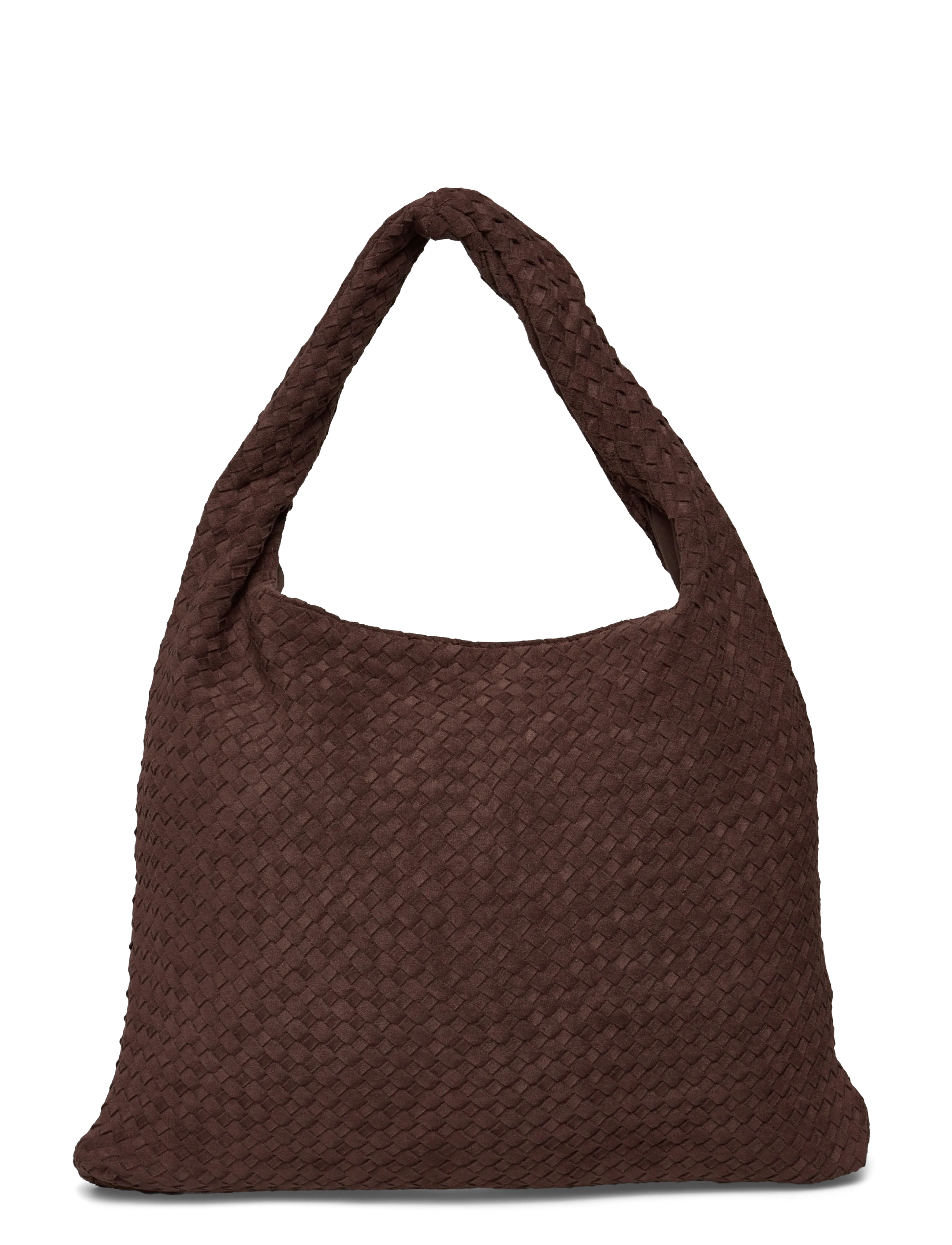 Gina Tricot - Braided large bag - totes - dark brown (7180) - 1