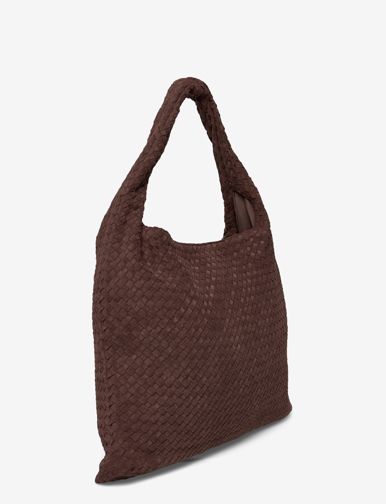 Gina Tricot - Braided large bag - pirkinių krepšiai - dark brown (7180) - 2