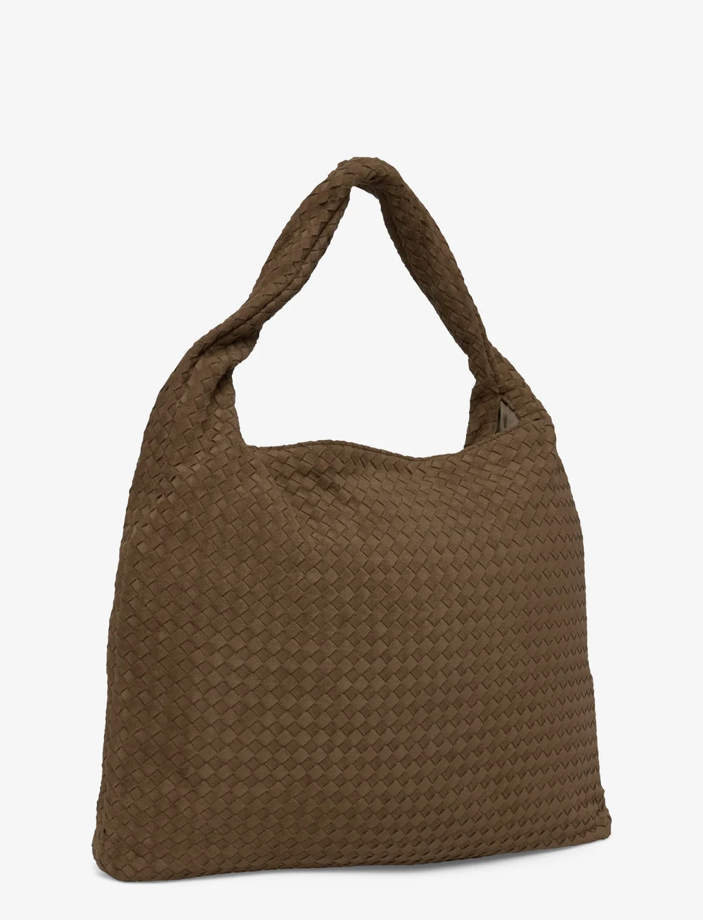 Gina Tricot - Braided large bag - speciella tillfällen - khaki green (6074) - 2