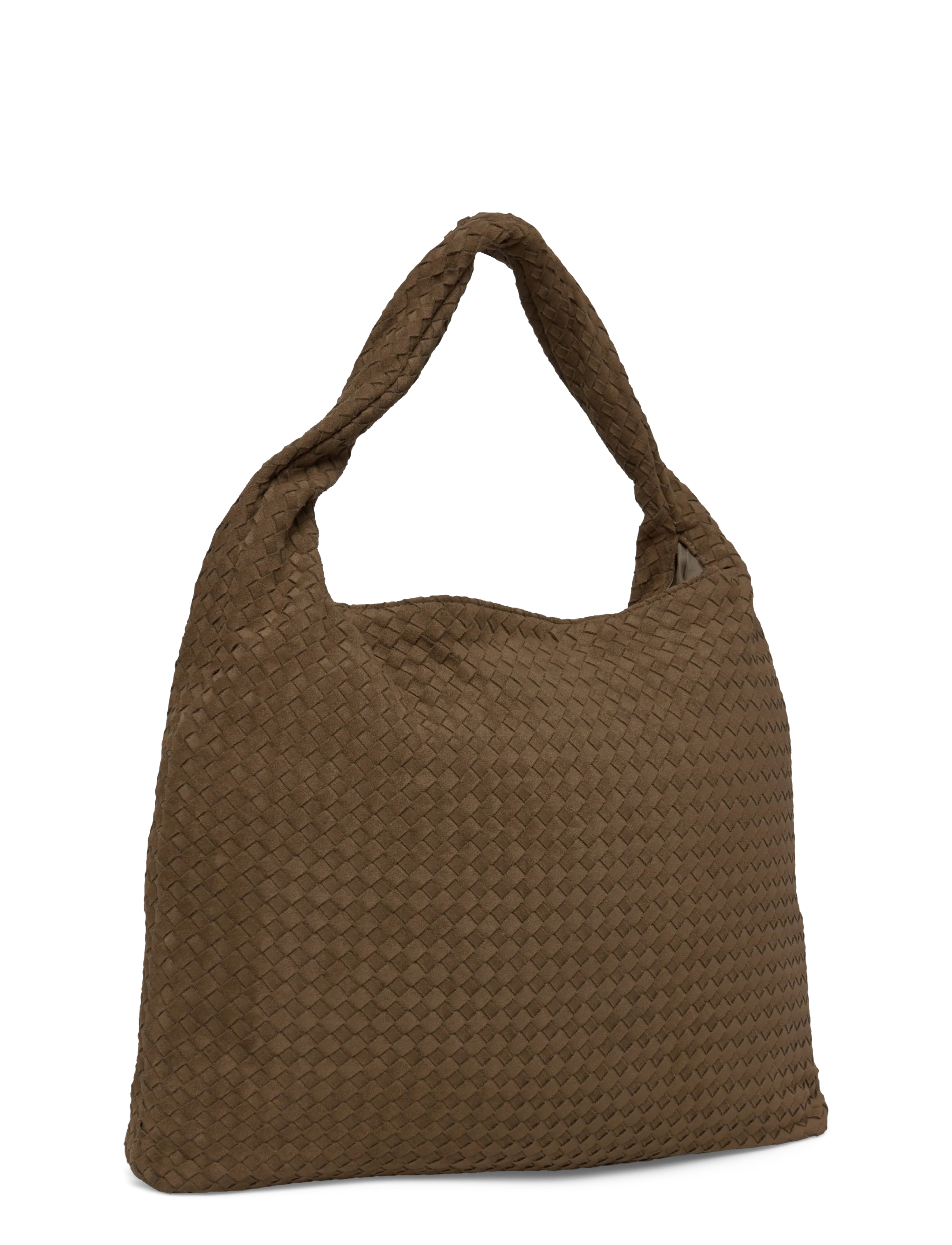 Gina Tricot - Braided large bag - tote bags - khaki green (6074) - 2