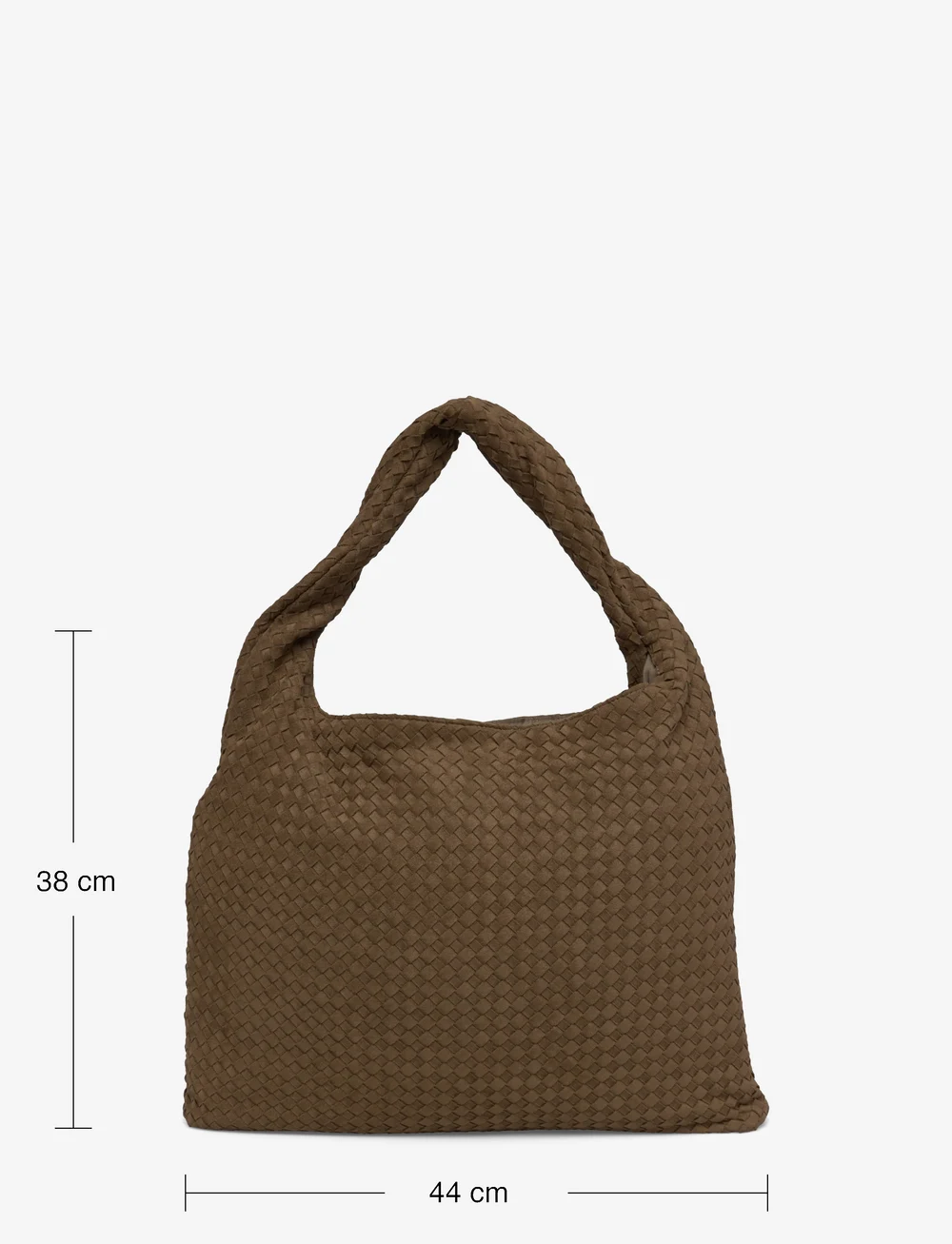 Gina Tricot - Braided large bag - speciella tillfällen - khaki green (6074) - 3