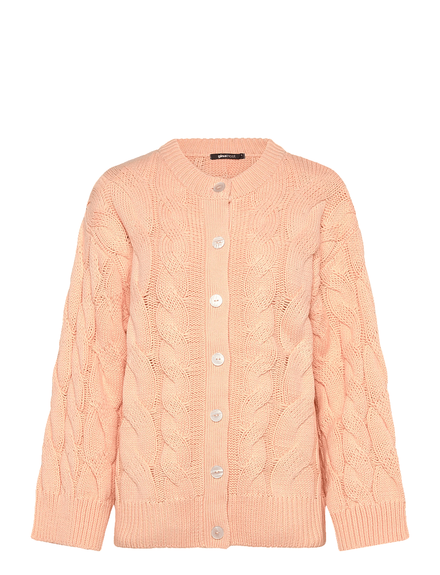 Gina Tricot - Chunky knitted cable cardigan - fashion trends - bellini (1706) - 0