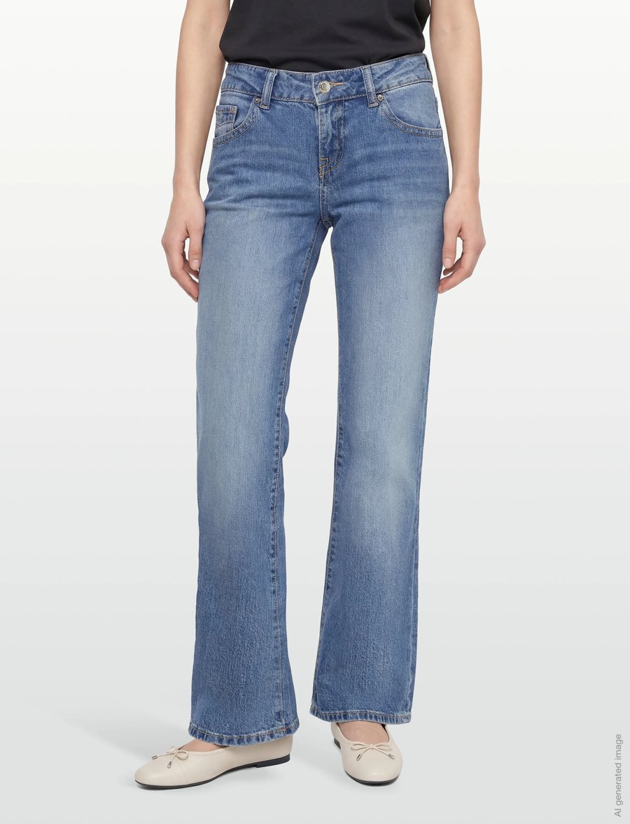Gina Tricot - Ultra low wide jeans - hosen mit weitem bein - blue - 3