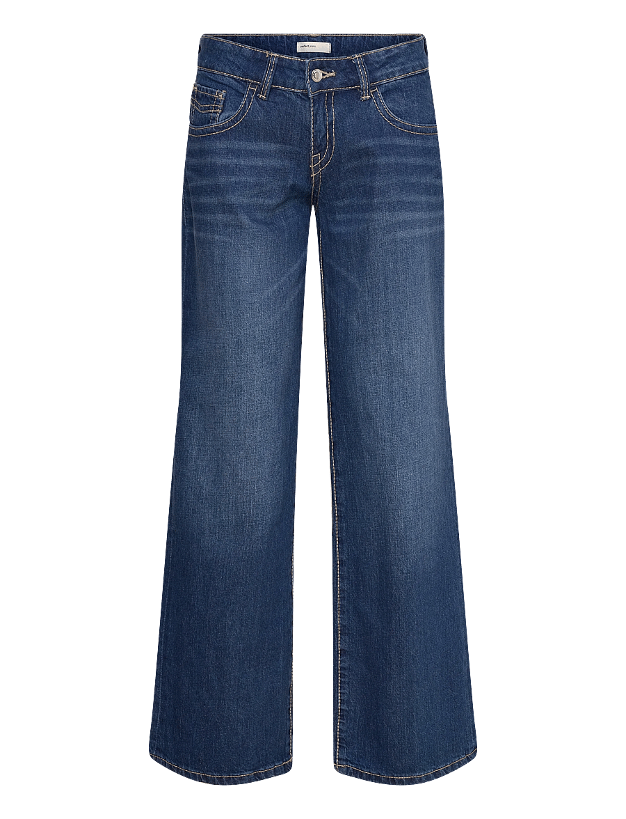 Gina Tricot - Ultra low wide jeans - hosen mit weitem bein - dk blue - 1
