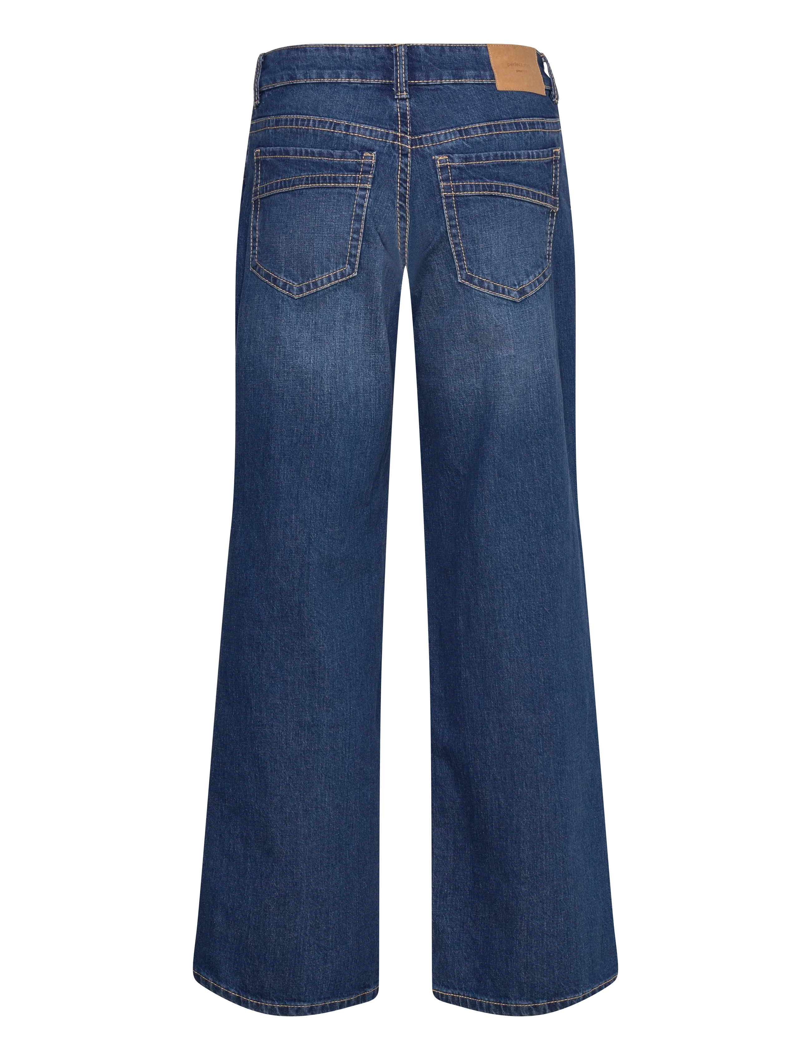 Gina Tricot - Ultra low wide jeans - brede jeans - dk blue - 2