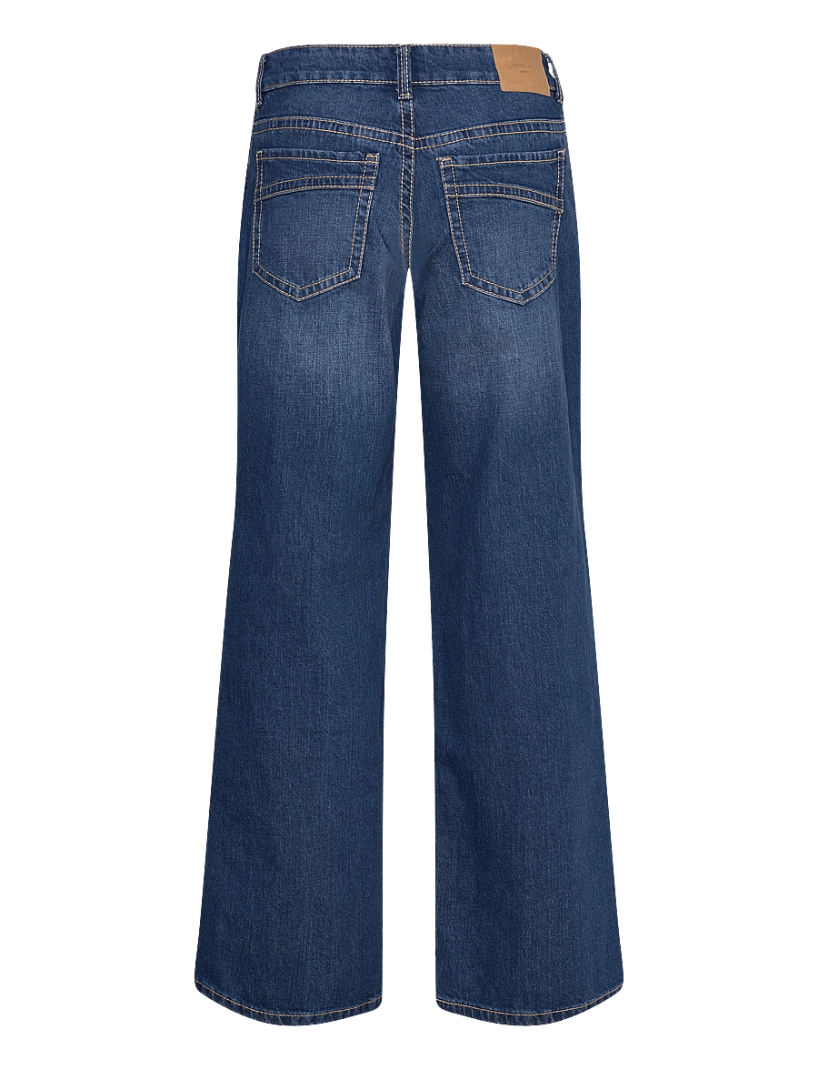 Gina Tricot - Ultra low wide jeans - hosen mit weitem bein - dk blue - 2