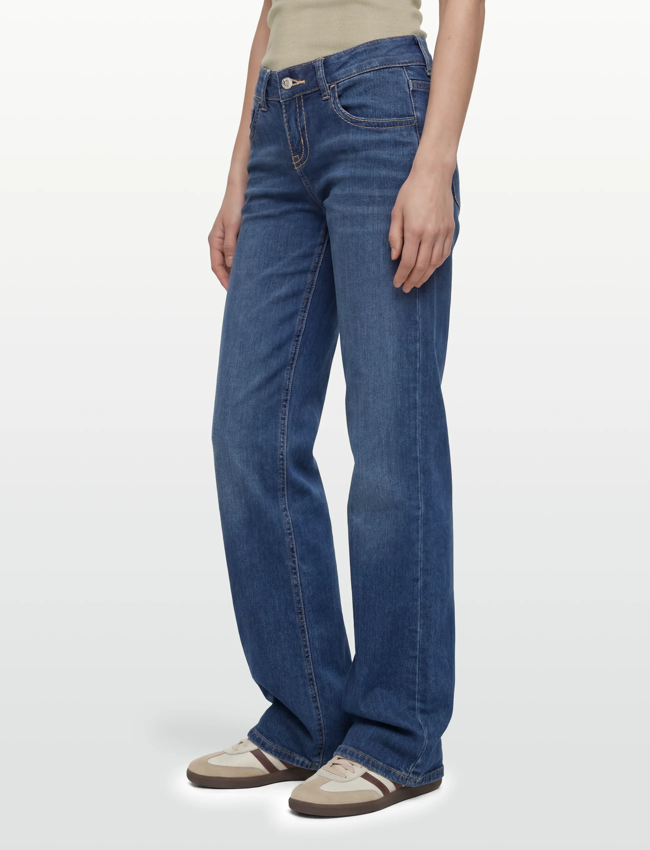 Gina Tricot - Ultra low wide jeans - brede jeans - dk blue - 3