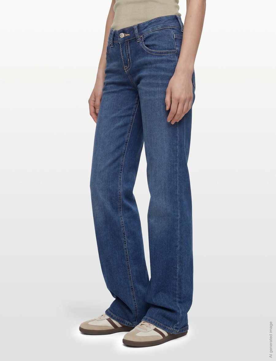 Gina Tricot - Ultra low wide jeans - hosen mit weitem bein - dk blue - 3