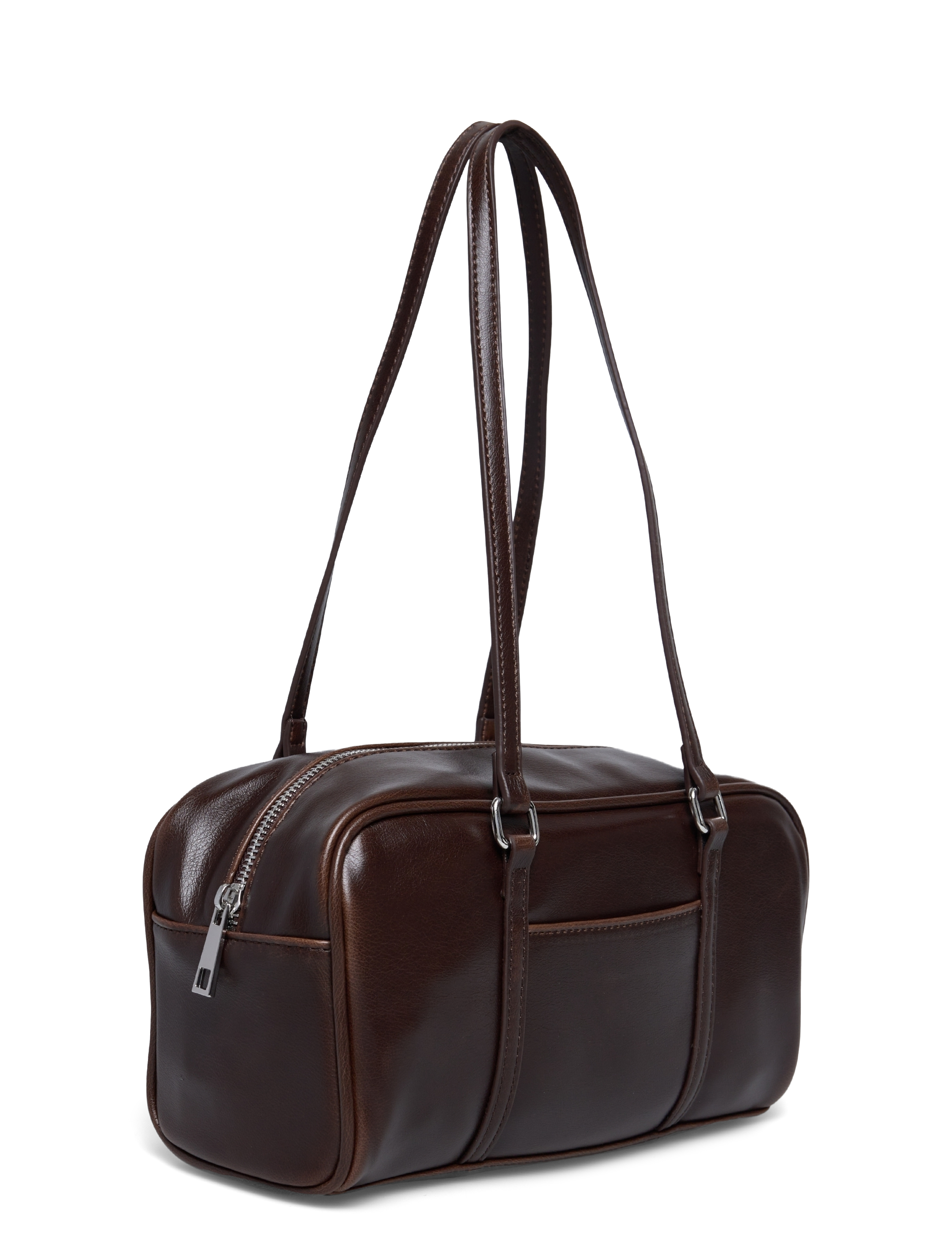 Gina Tricot - Small bowling bag - mode trends - dark brown (7180) - 2