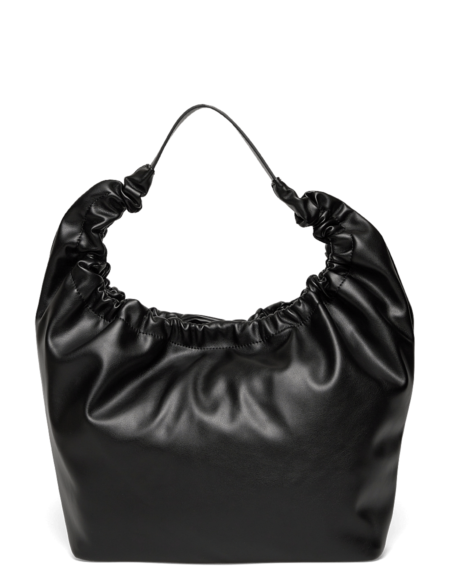 Gina Tricot - Gathered tote bag - kandekotid - black (9000) - 0